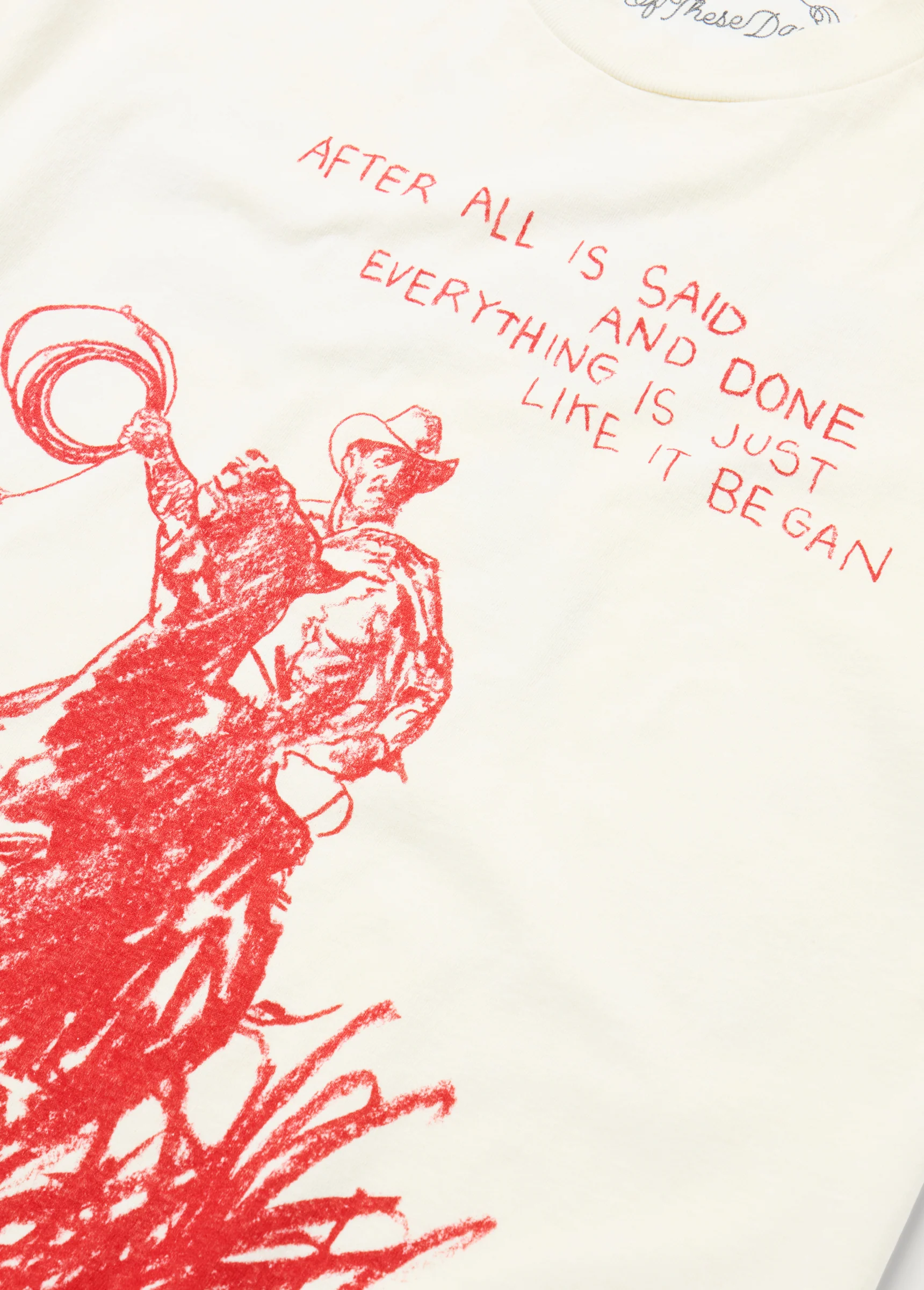 After All Is Said T-Shirt | Bone - Image 3