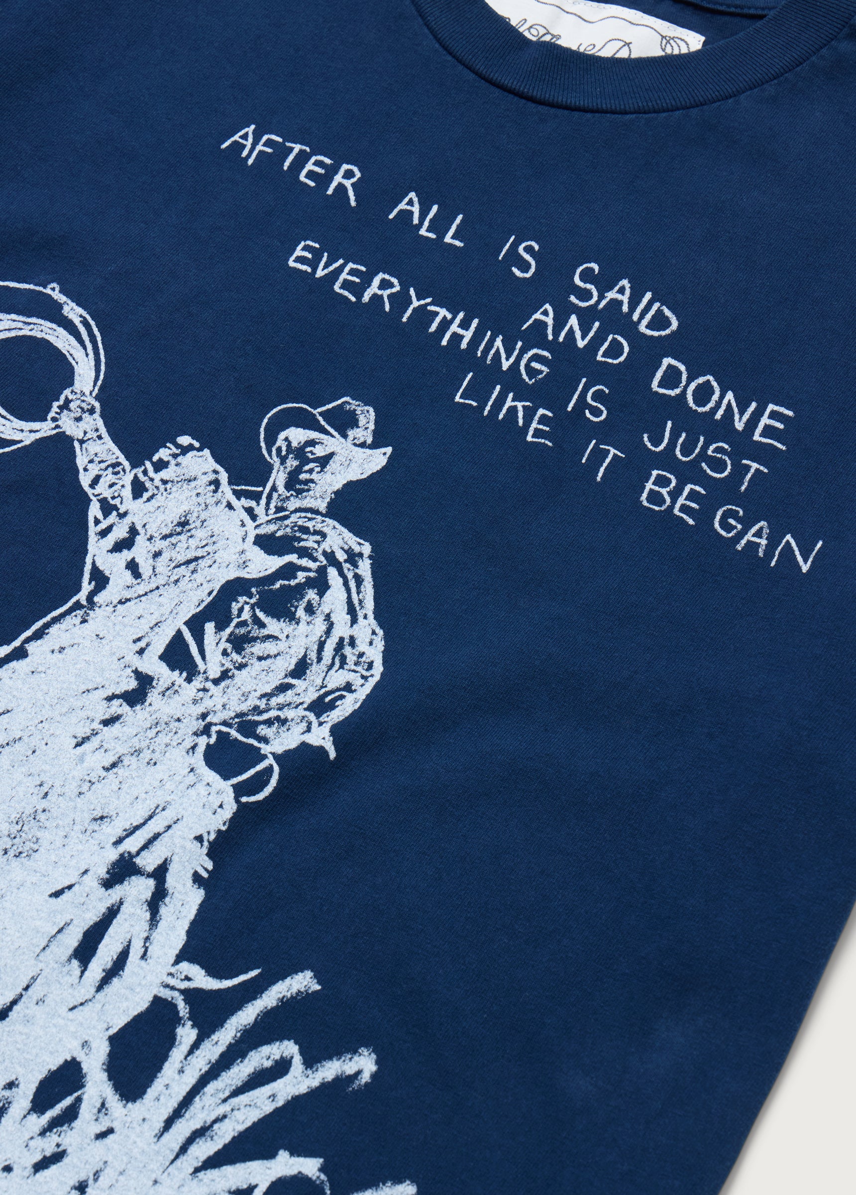 After All Is Said T-Shirt | Washed Navy - Image 3