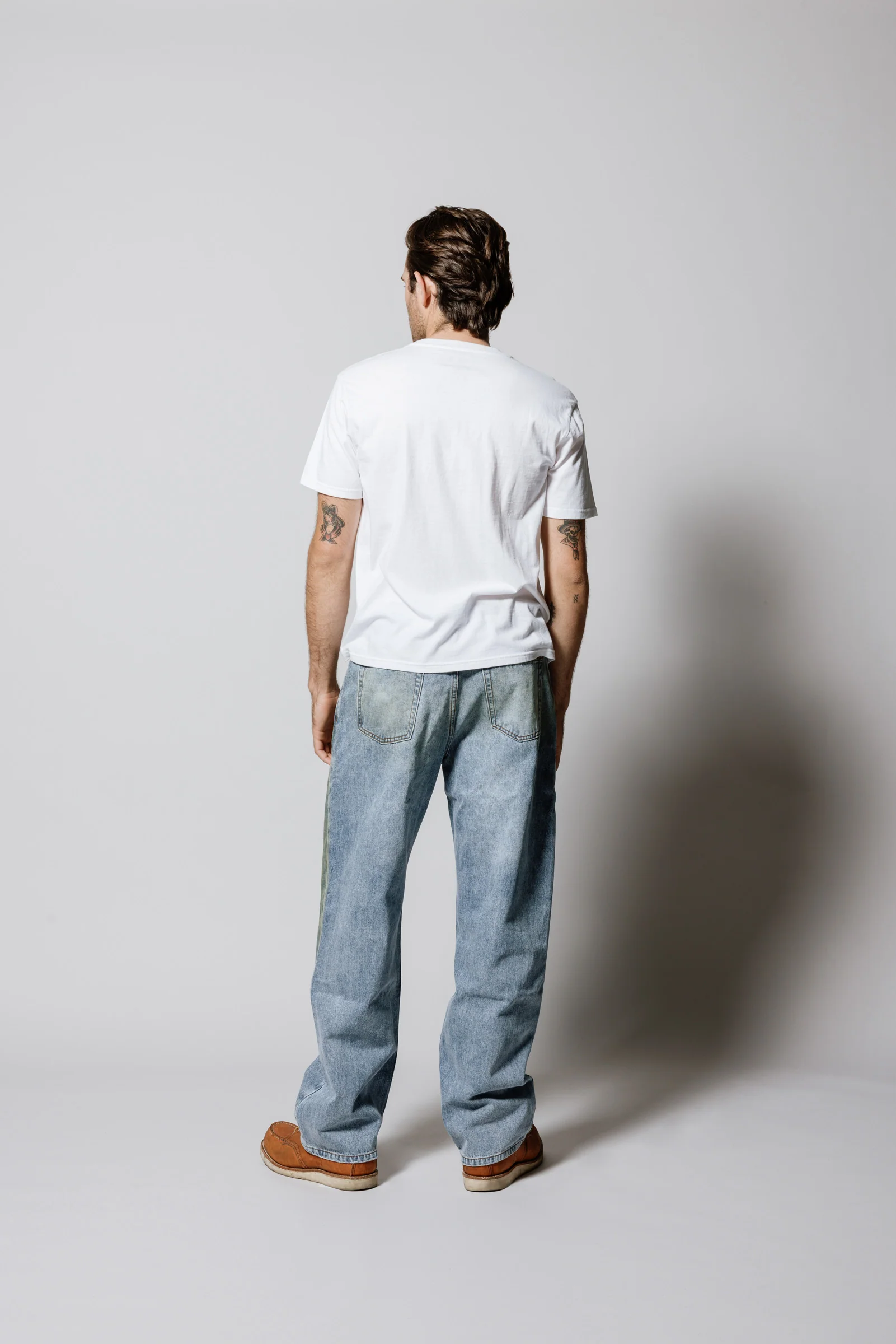 All Over Print Straight Leg Jeans | Indigo - Image 9