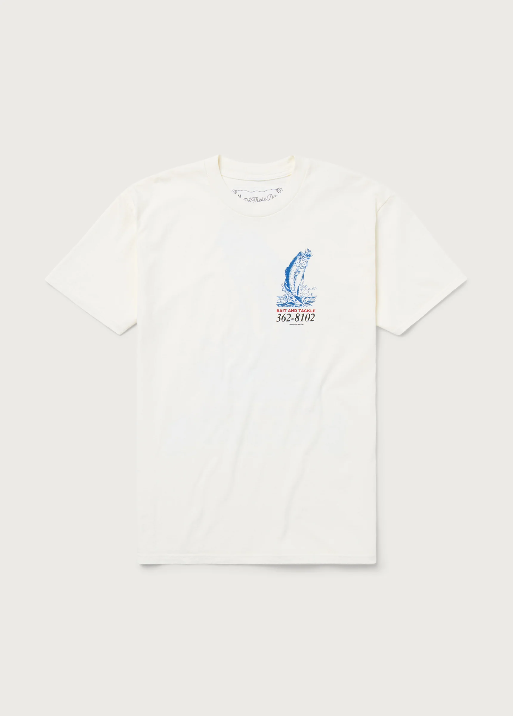 Bait and Tackle Tee | Bone