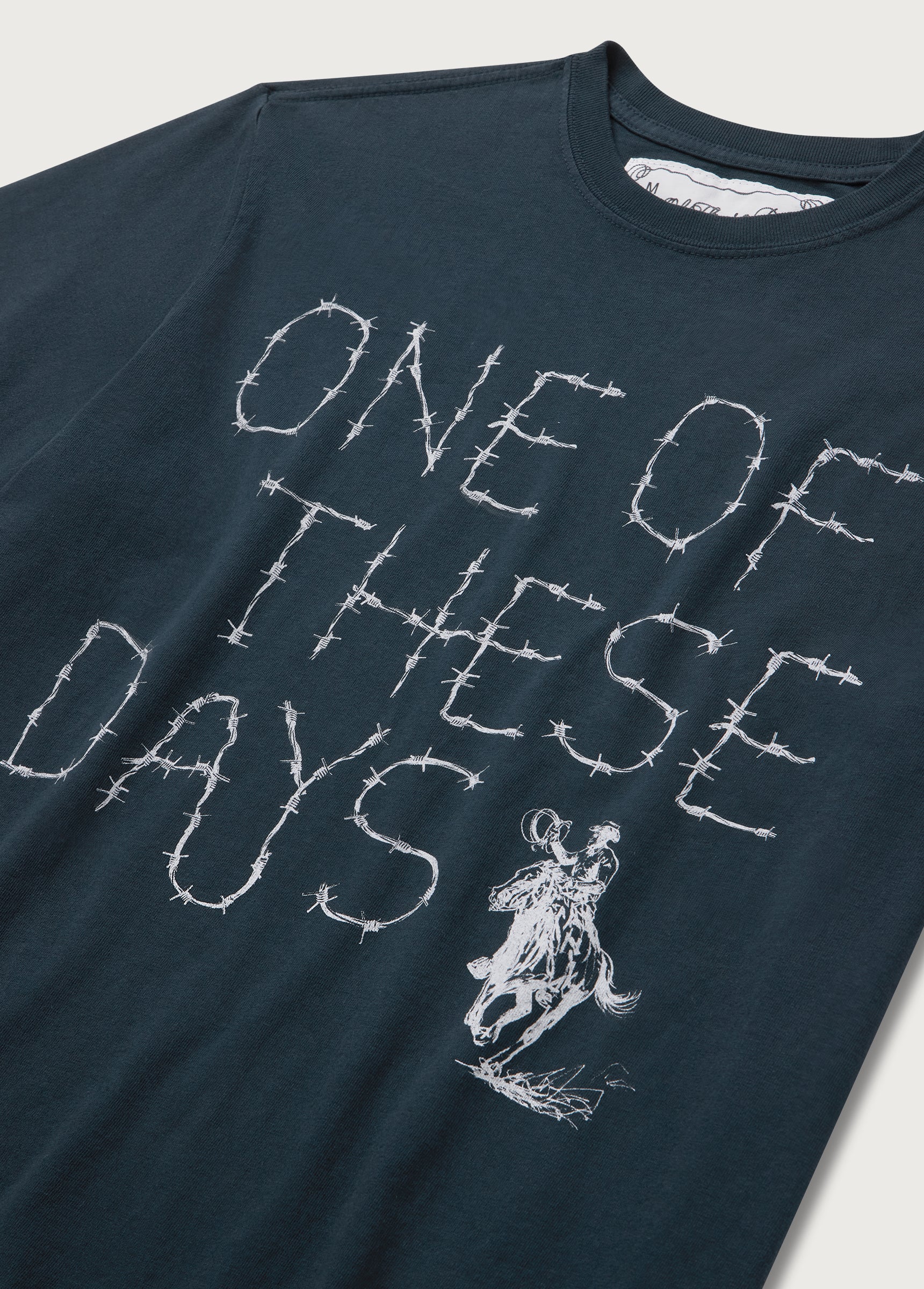 Barbed Tee | Hard Washed Black - Image 3