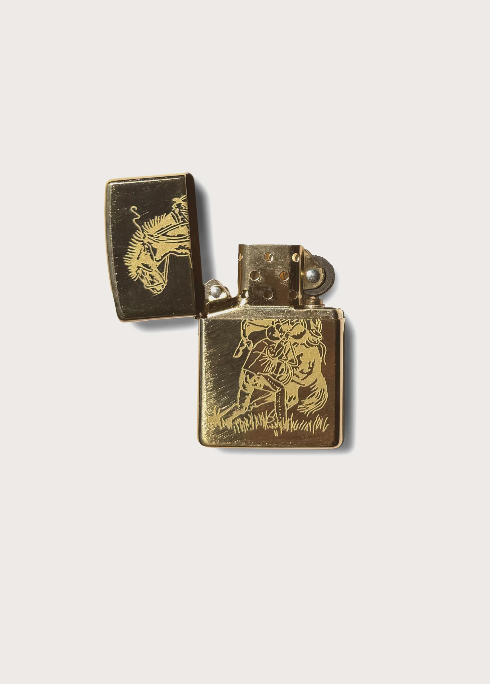 Believers Zippo | Gold - Image 3