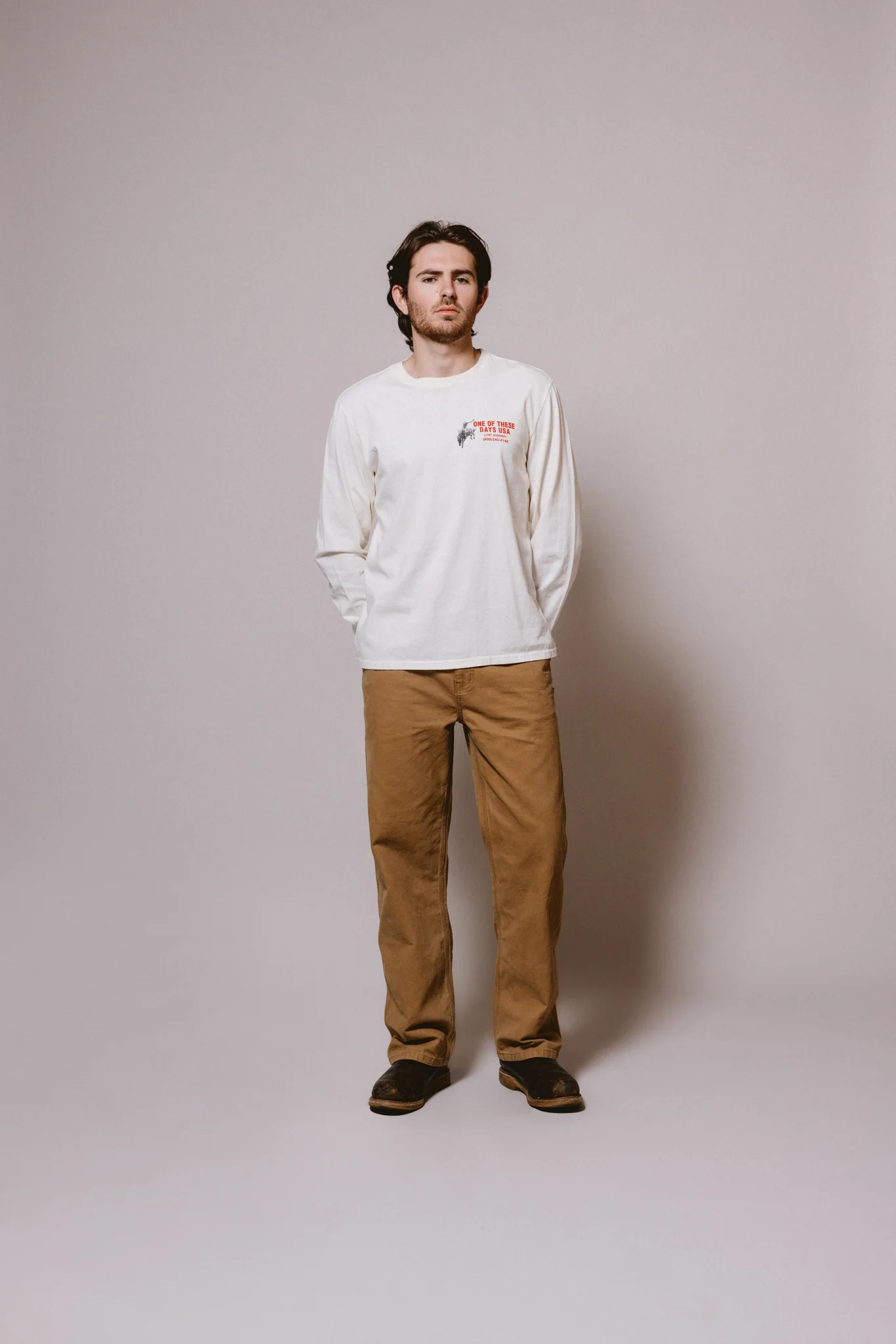 Break On Through Long Sleeve T-Shirt | Bone - Image 5