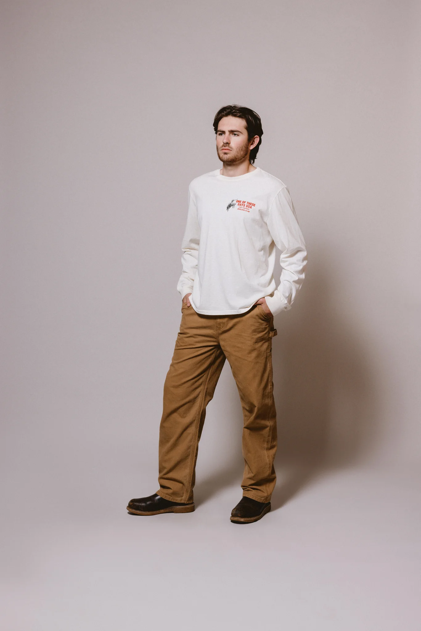 Break On Through Long Sleeve T-Shirt | Bone - Image 6
