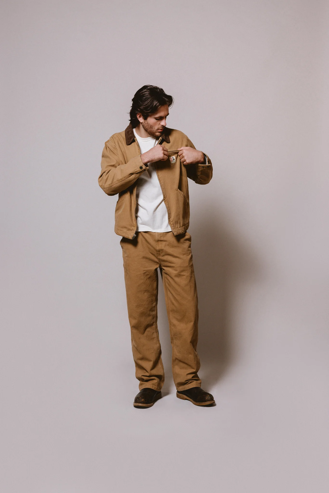 Canvas Prairie Jacket | Tan - Image 11