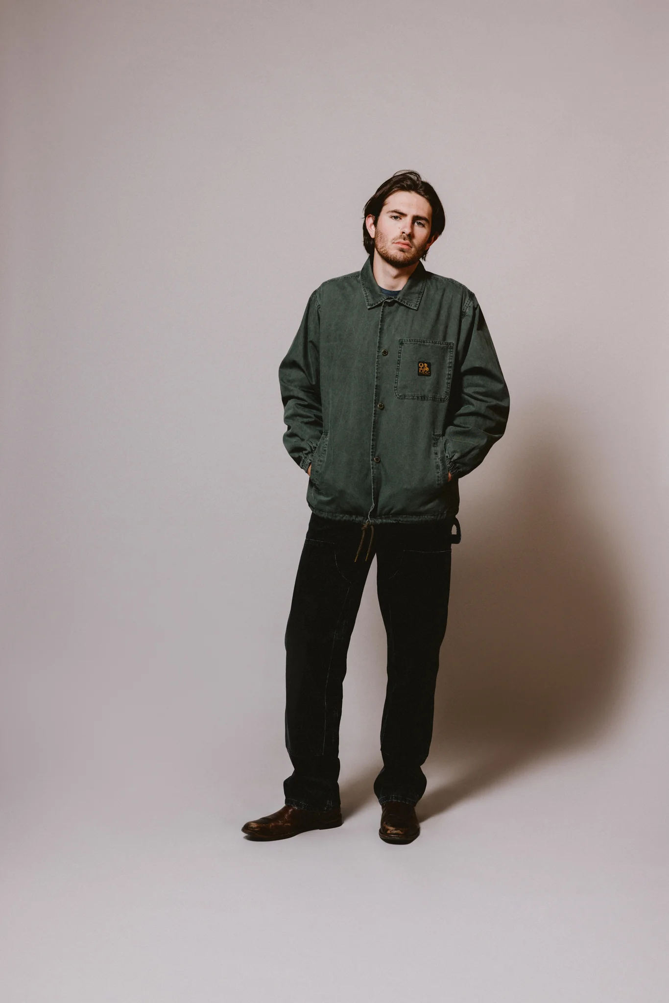 Coaches Jacket | Olive - Image 11
