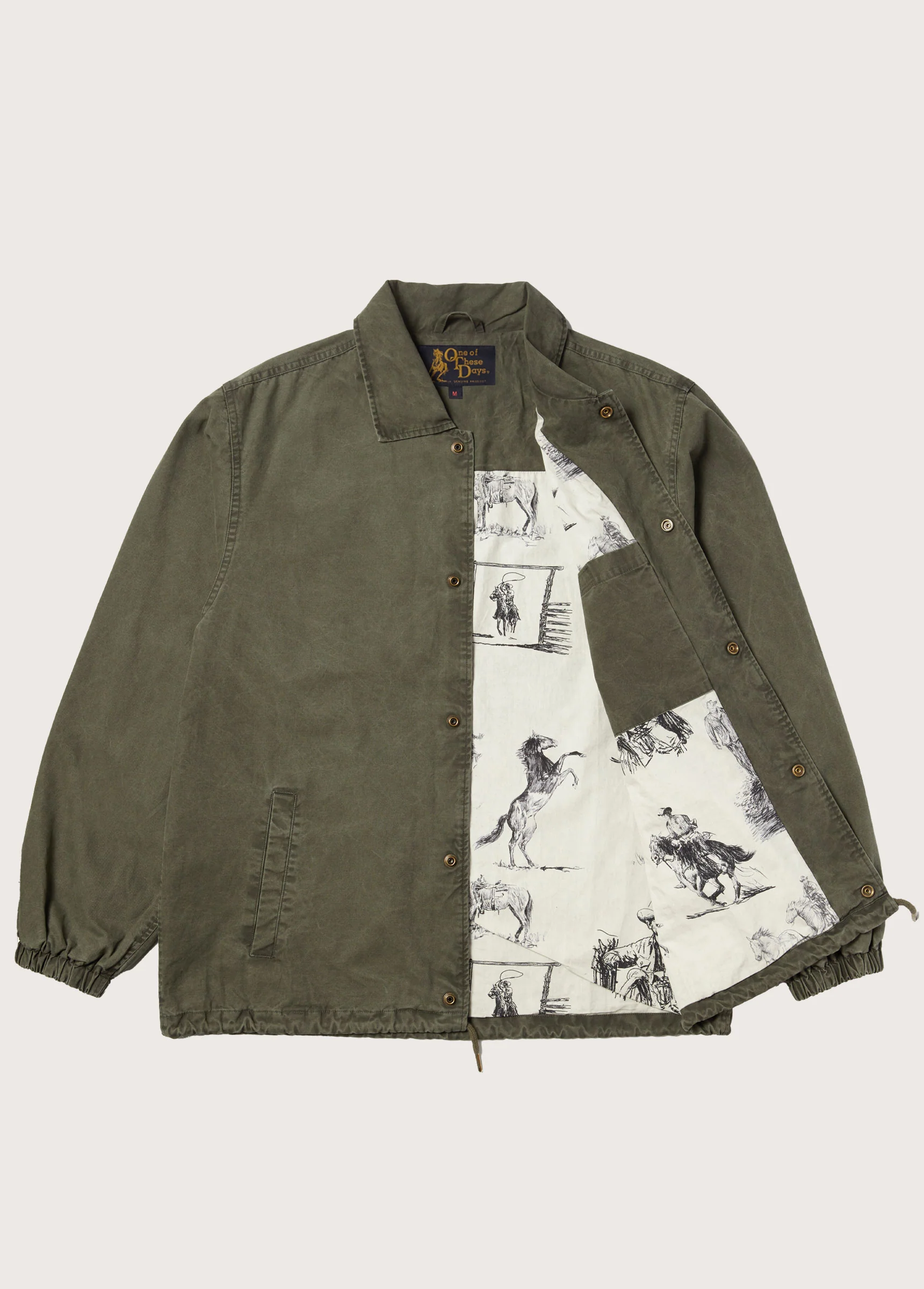 Coaches Jacket | Olive - Image 7