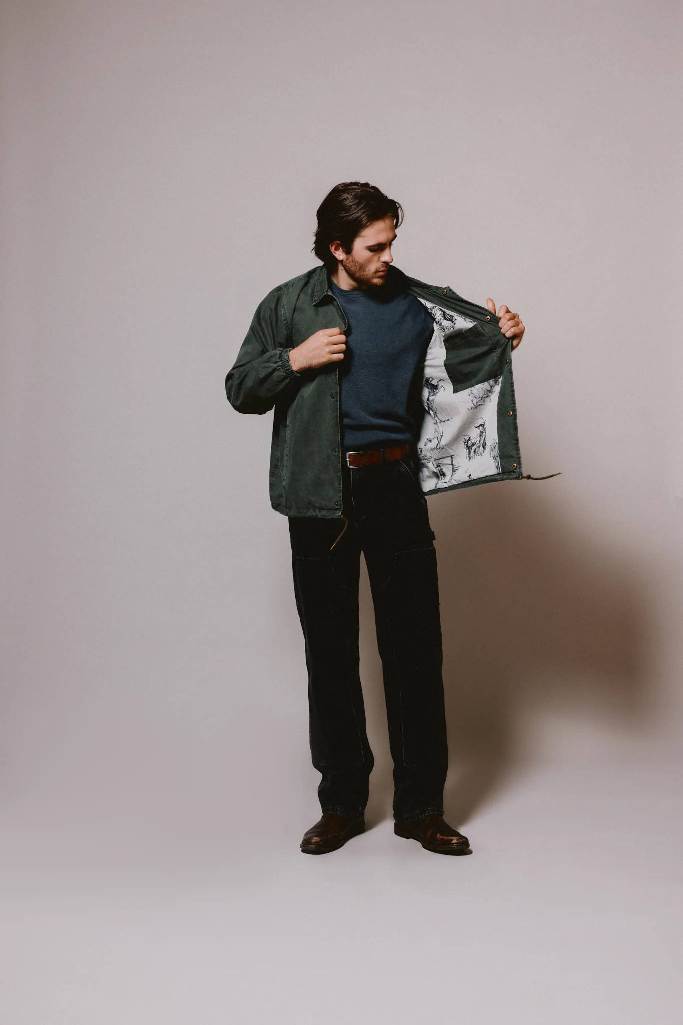 Coaches Jacket | Olive - Image 9