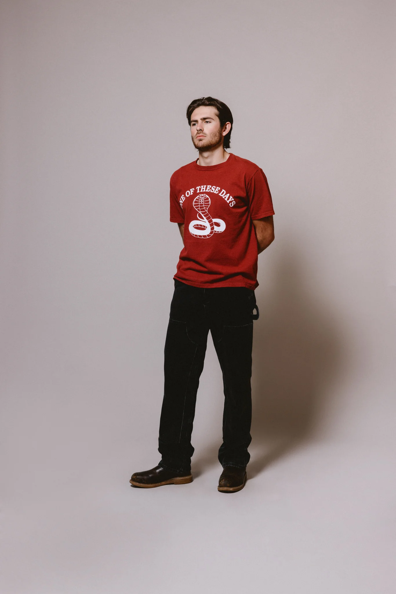 Cobra T-Shirt | Burgundy - Image 5