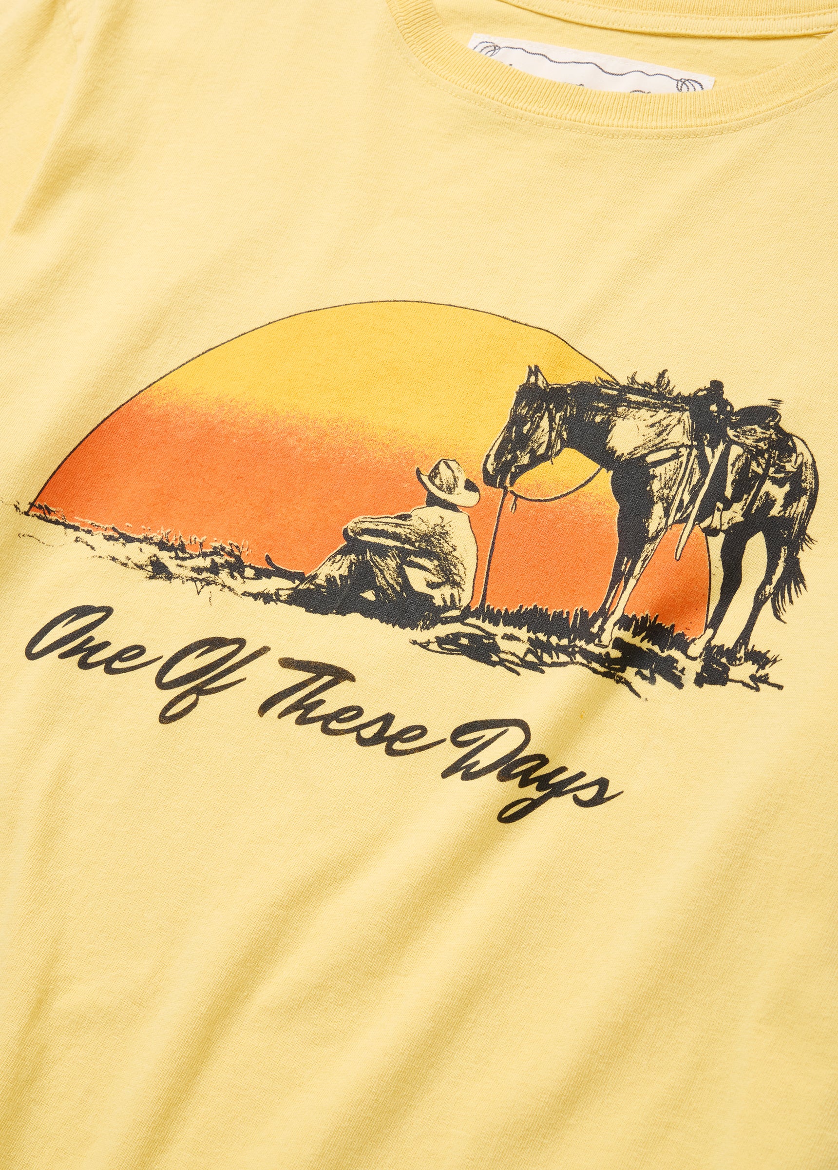 Could Only Remember T-Shirt | Hard Washed Yellow - Image 3