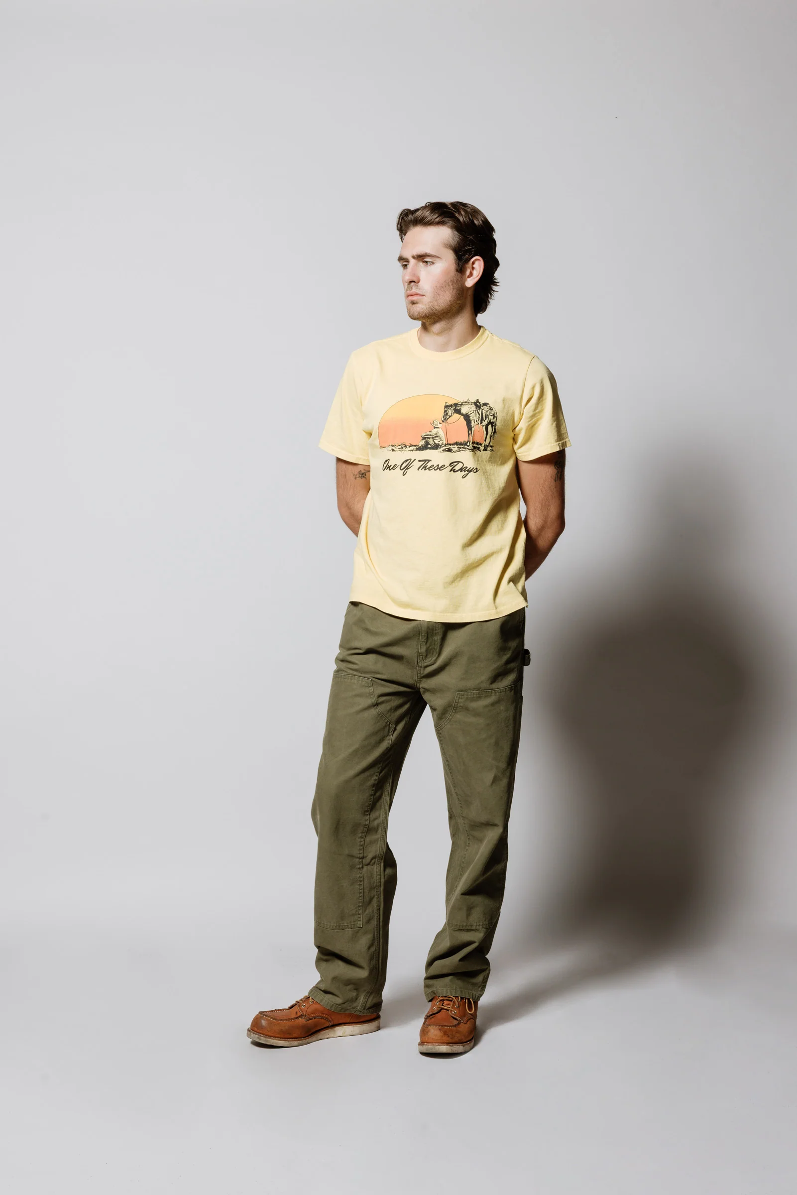 Could Only Remember T-Shirt | Hard Washed Yellow - Image 5