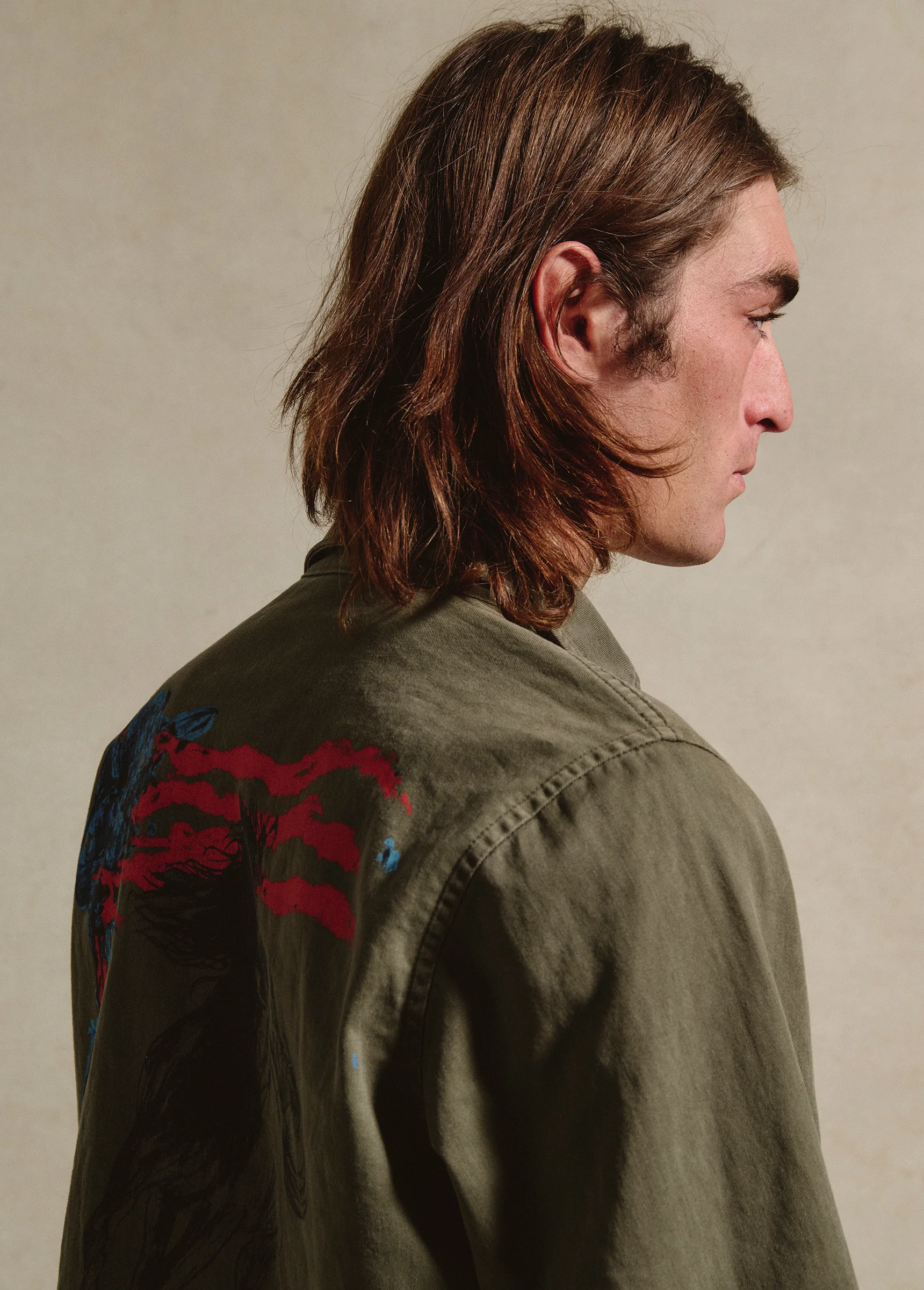 Country Men Military Jacket | Olive - Image 12
