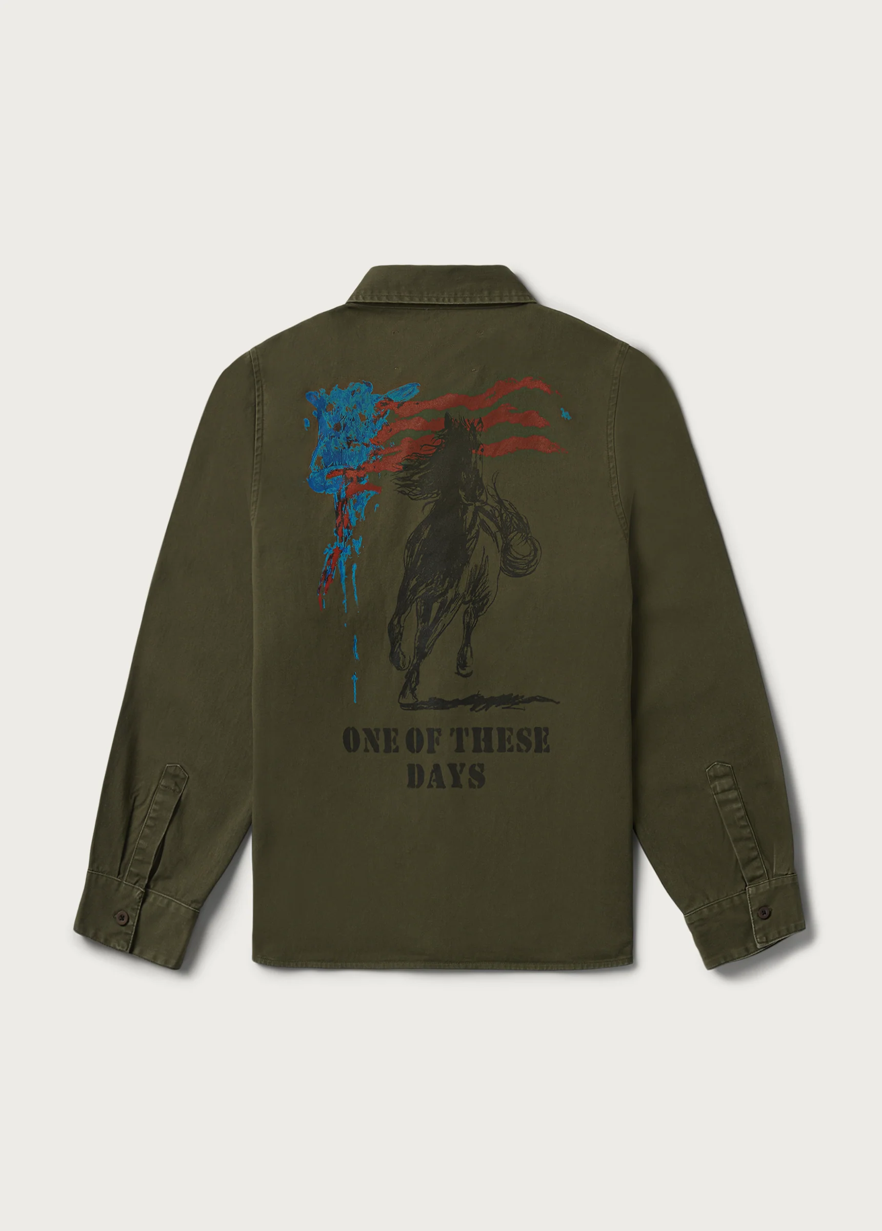 Country Men Military Jacket | Olive - Image 3