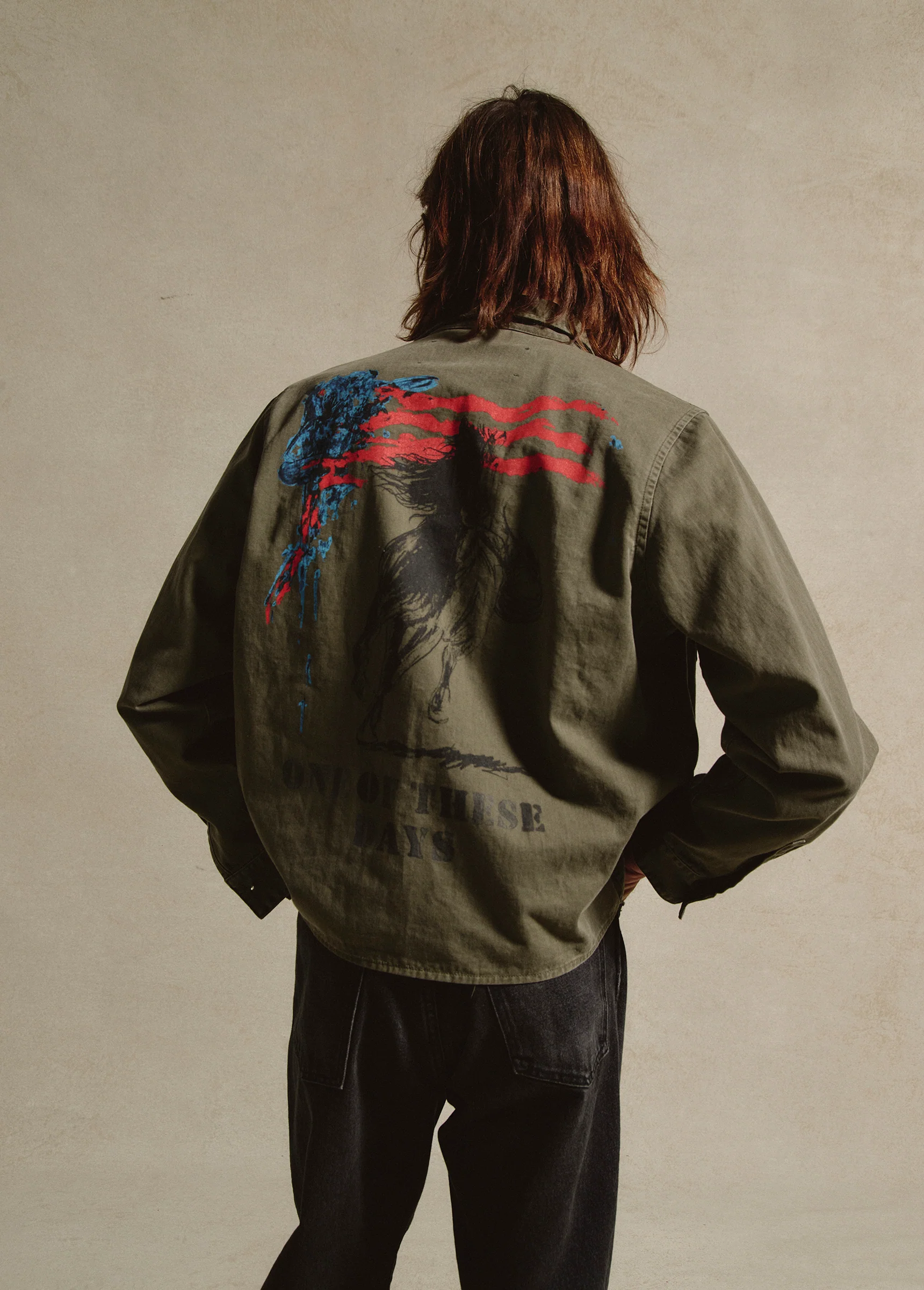 Country Men Military Jacket | Olive - Image 8