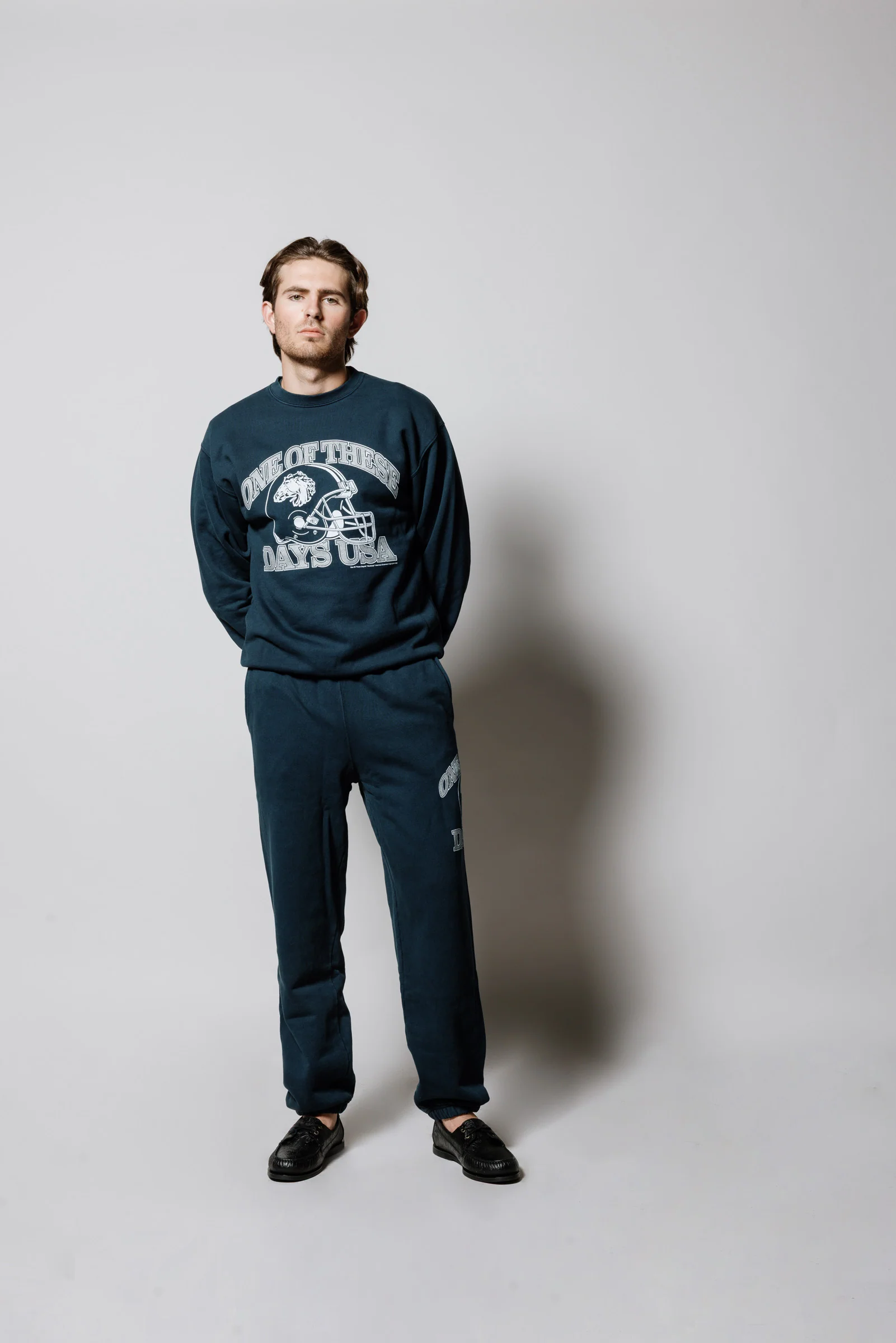 Days USA Crewneck Sweatshirt | Sun Faded Navy - Image 3
