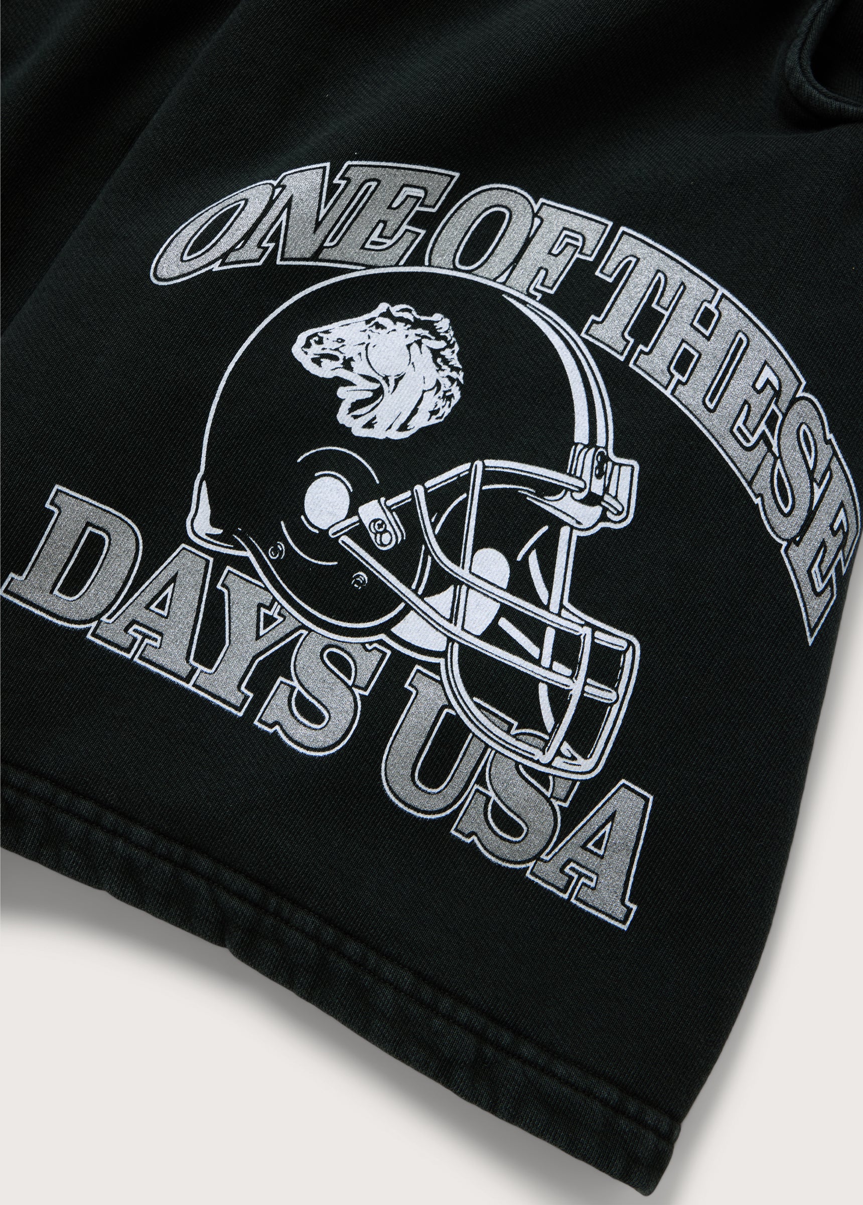 Days USA Sweatshort | Washed Black - Image 3