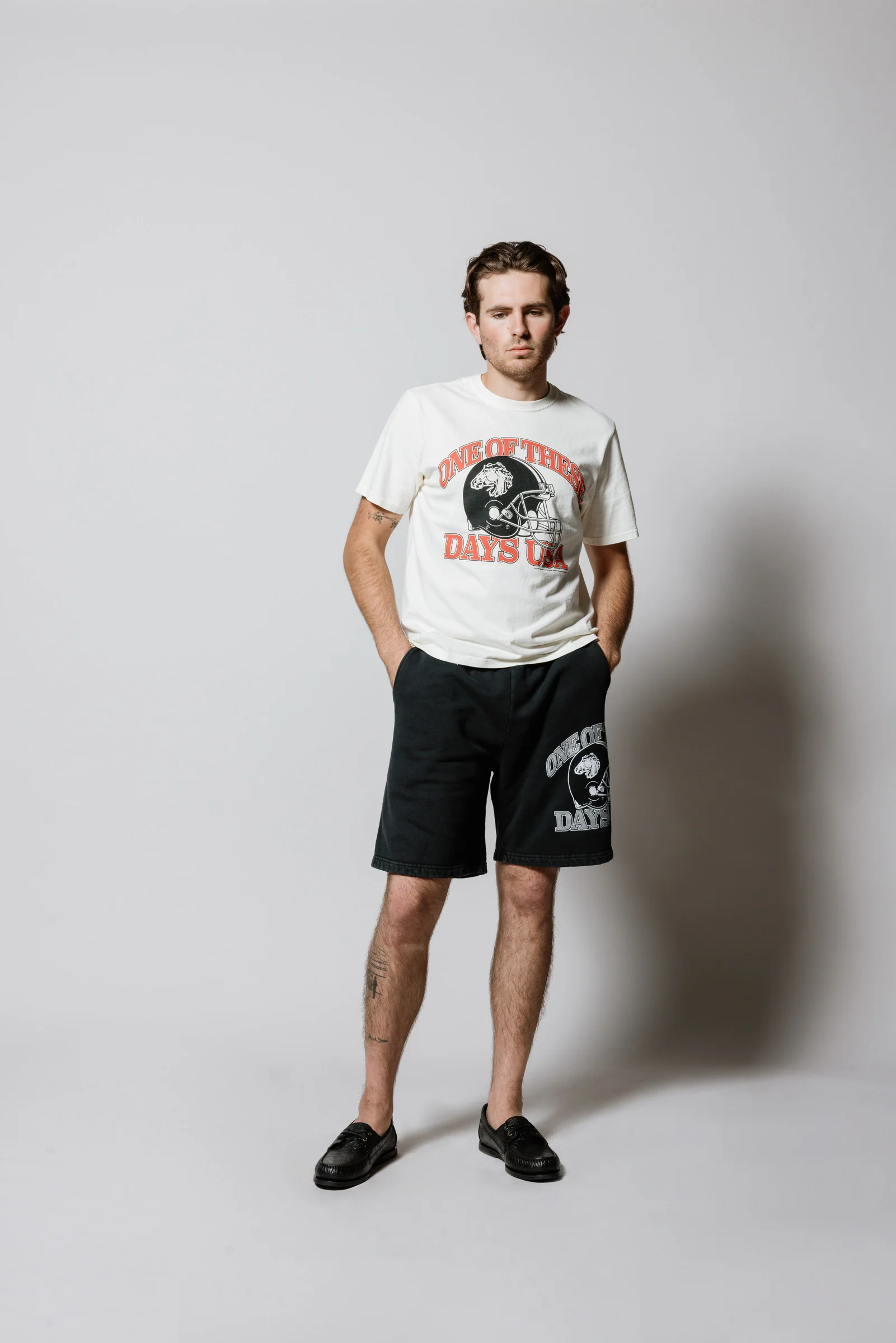 Days USA Sweatshort | Washed Black - Image 5