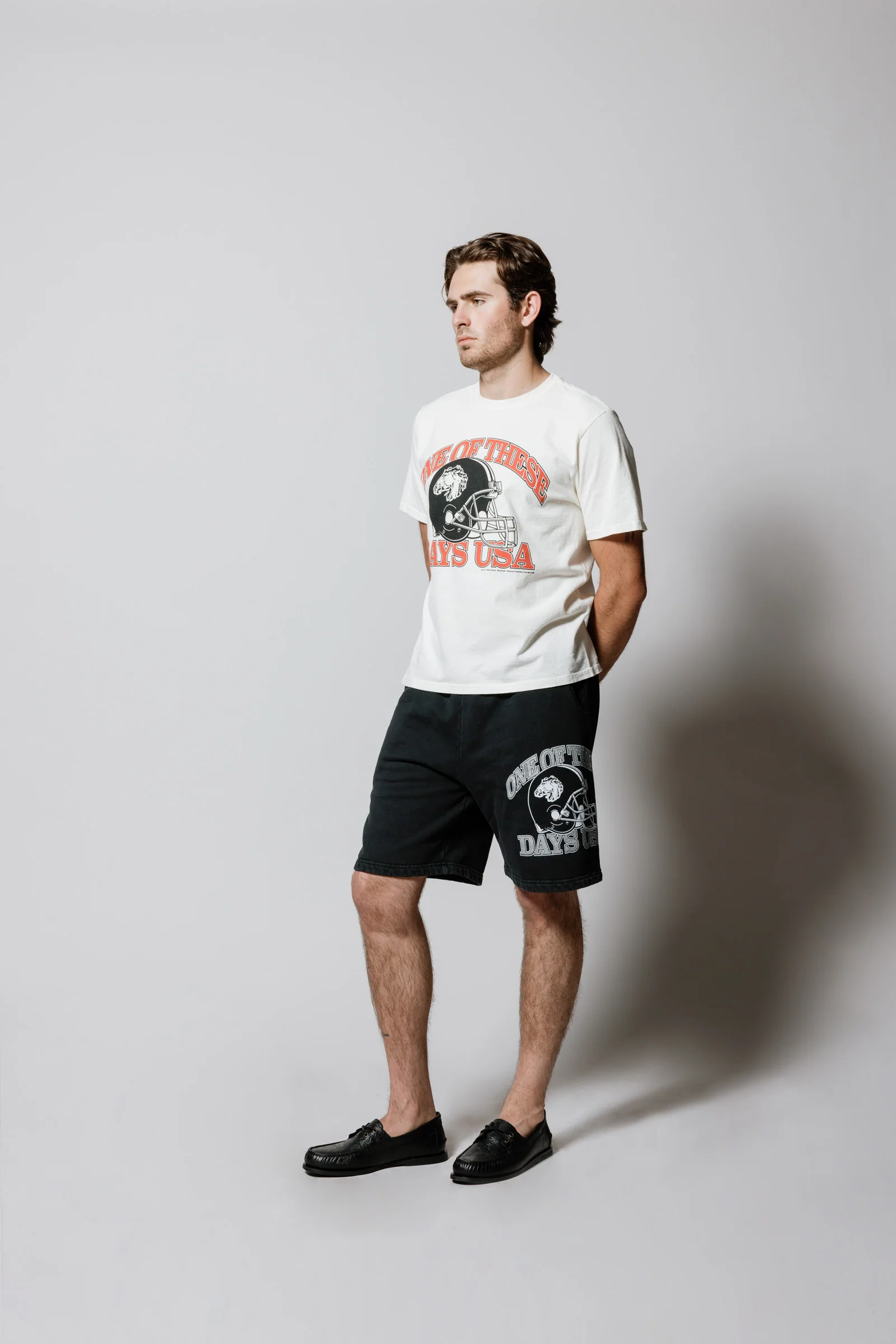Days USA Sweatshort | Washed Black - Image 6