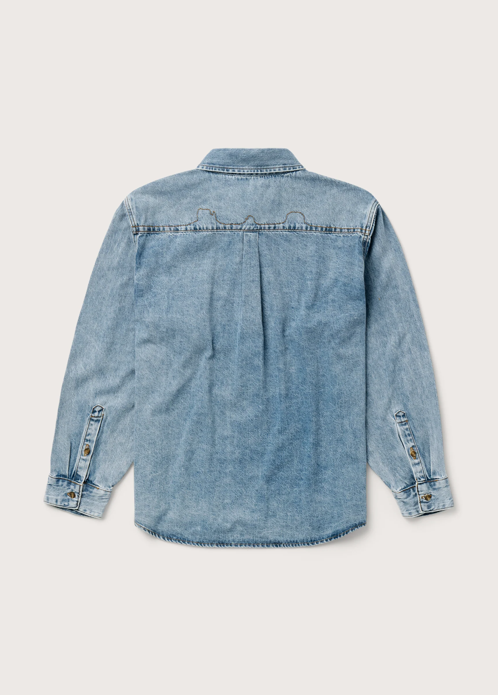 Denim Button Down Shirt | Indigo - Image 2