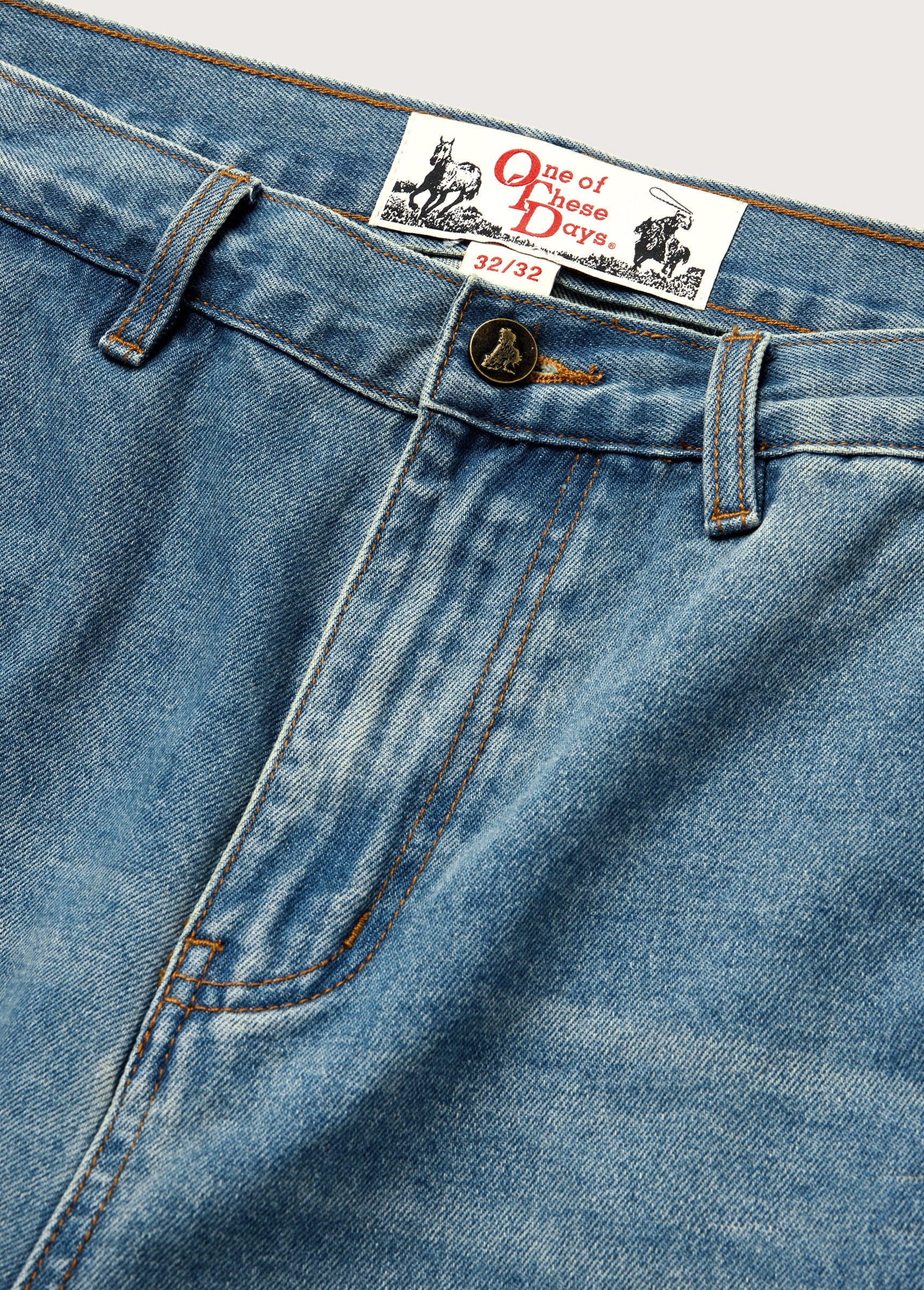 Denim Painter Shorts | Indigo - Image 3