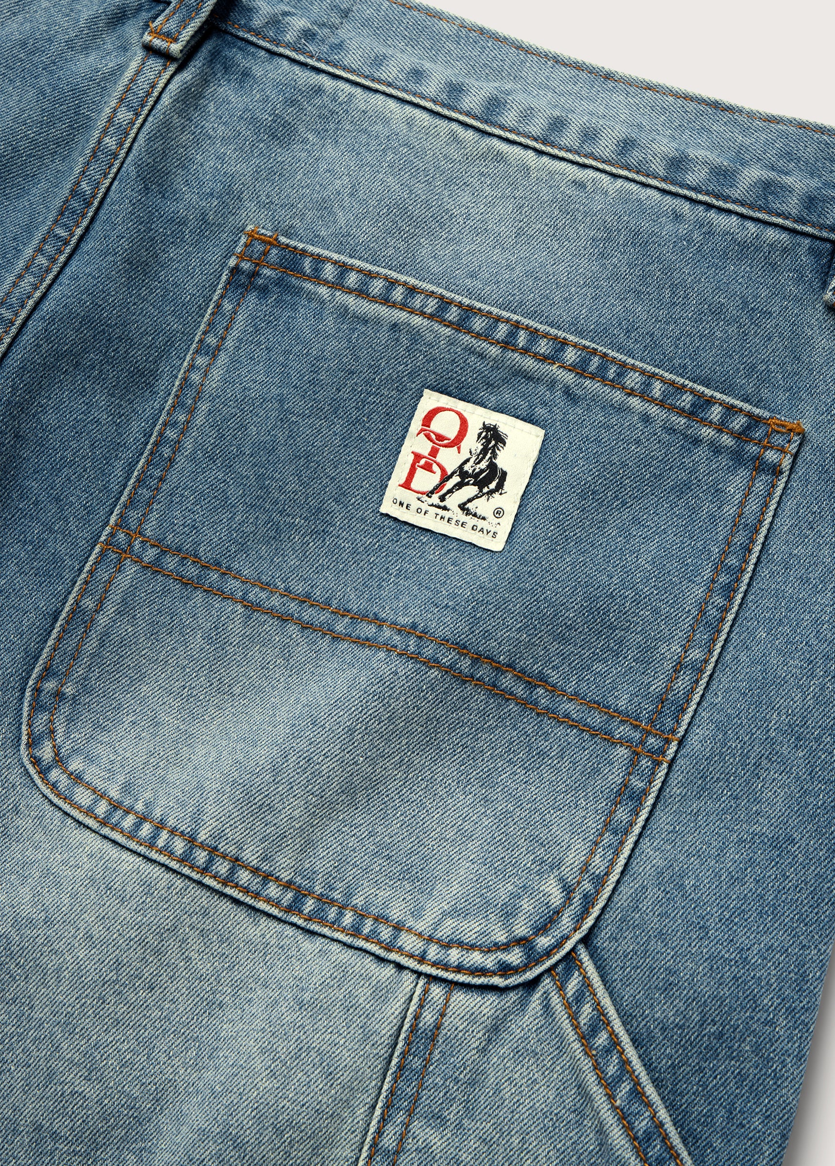 Denim Painter Shorts | Indigo - Image 4