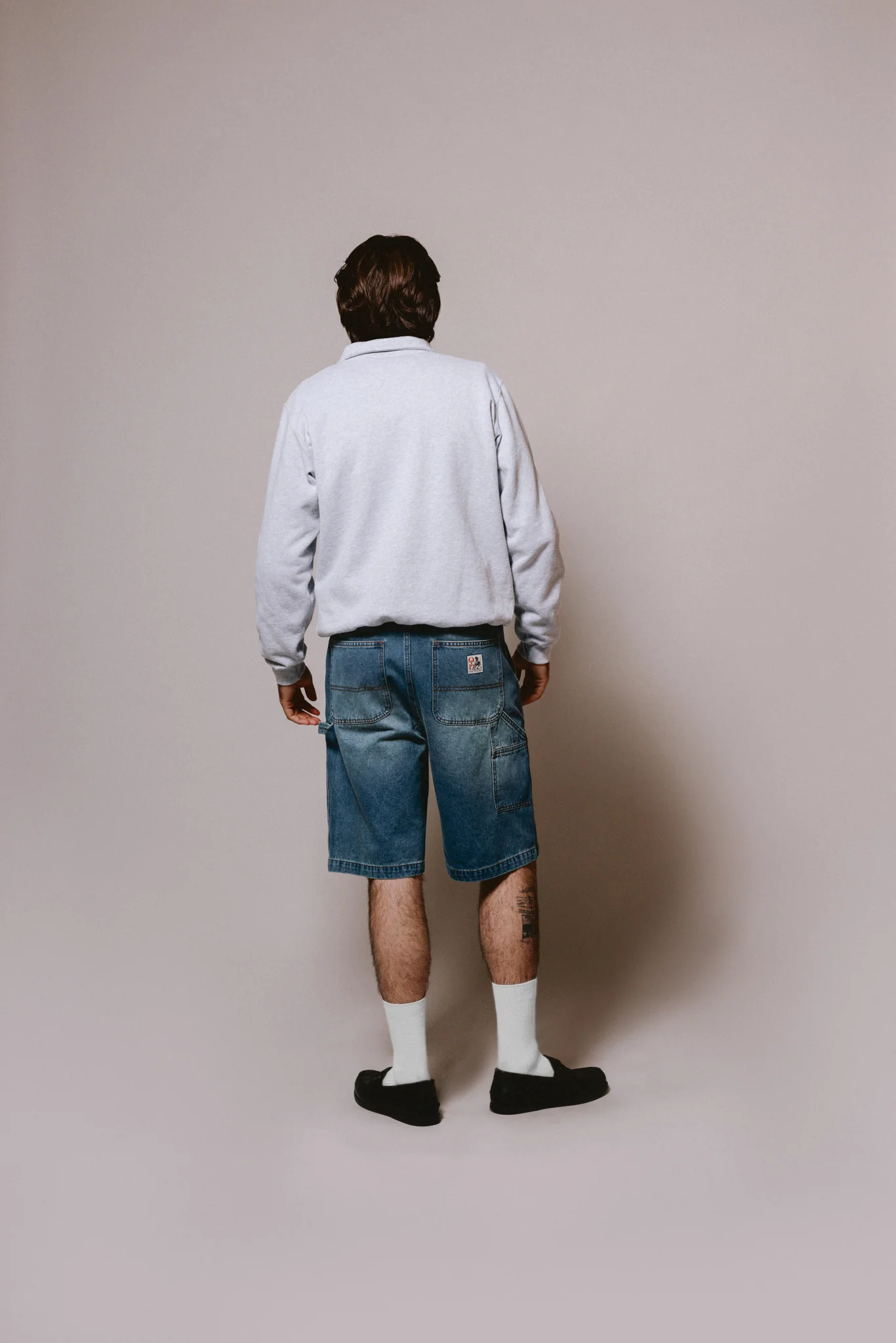 Denim Painter Shorts | Indigo - Image 8