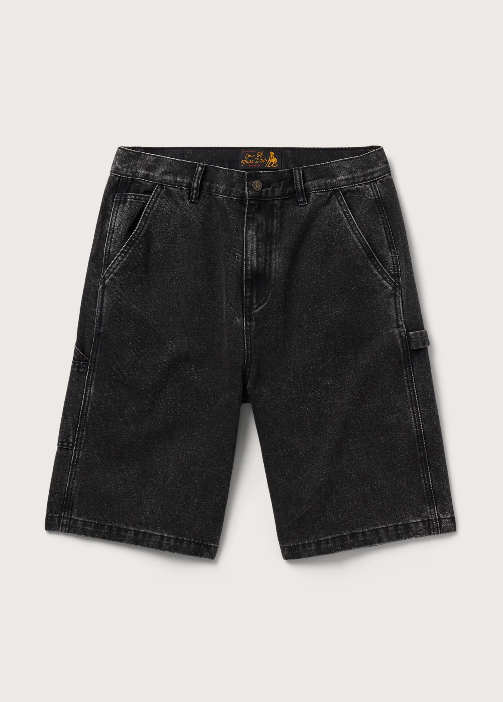 Denim Painter Shorts | Washed Black