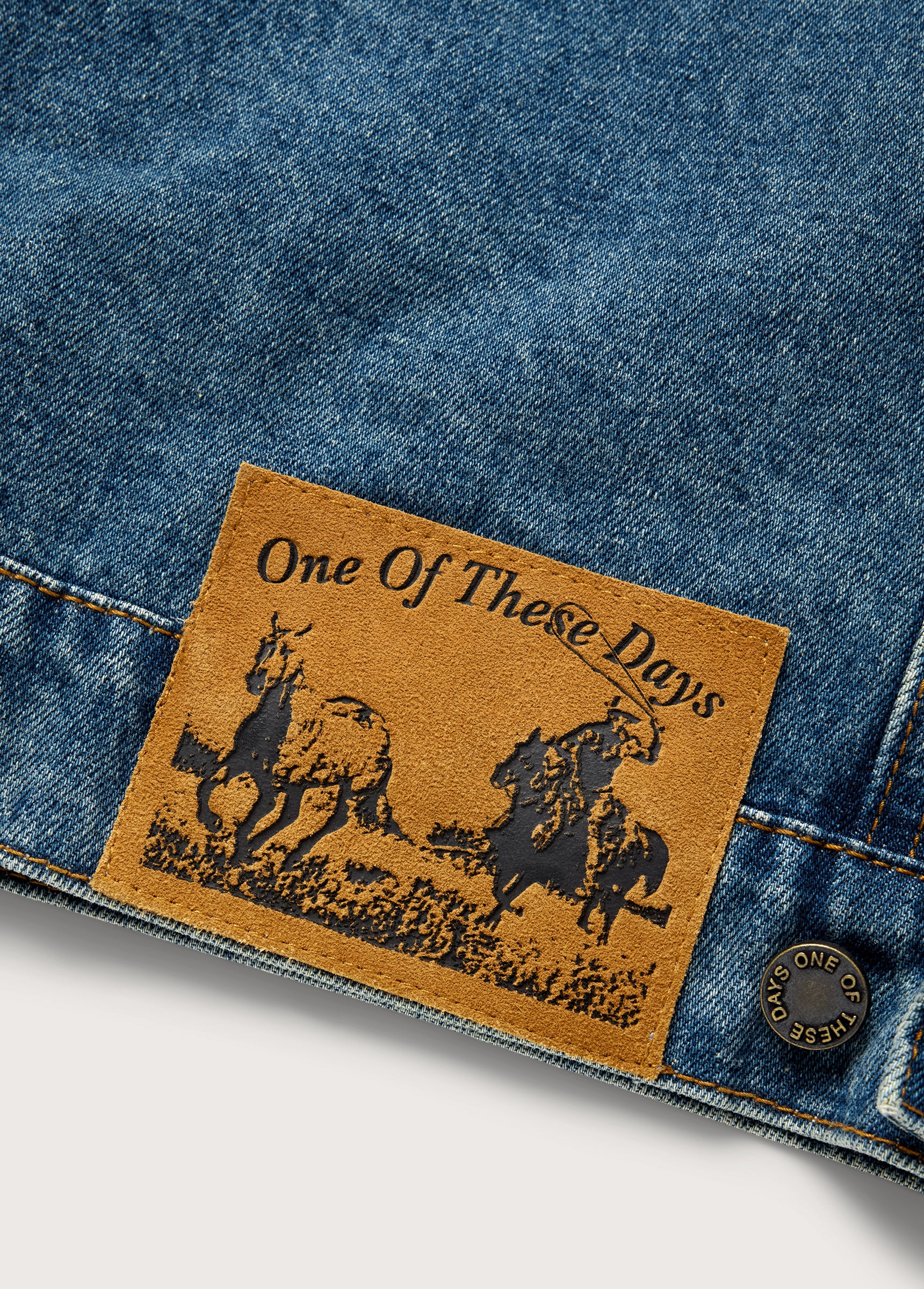 Denim Trucker Jacket | Washed Indigo - Image 4