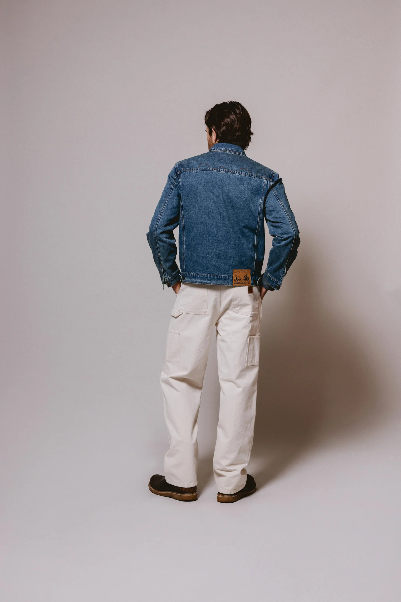 Denim Trucker Jacket | Washed Indigo - Image 9