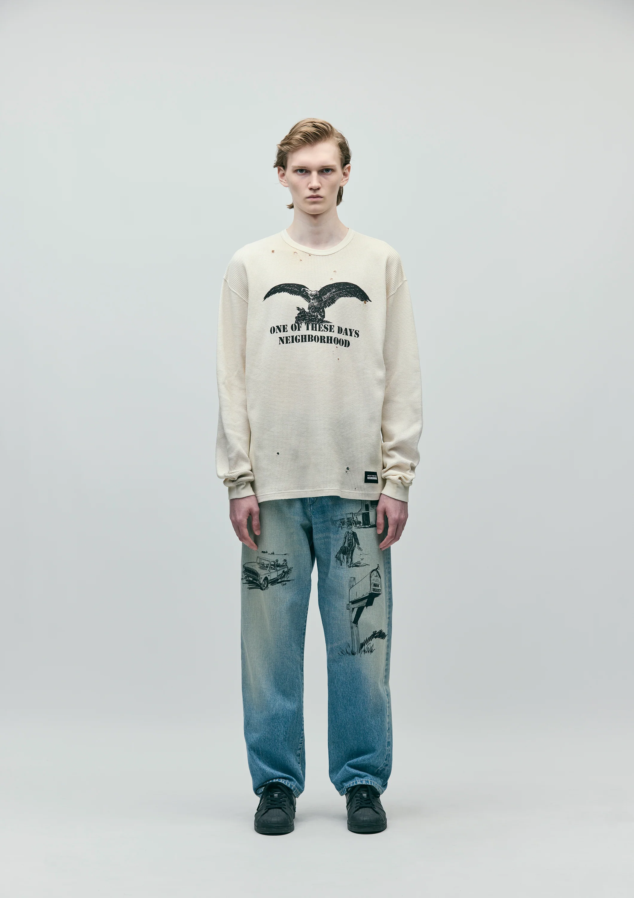 NBHD/OTD - Distressed Thermal | White - Image 3
