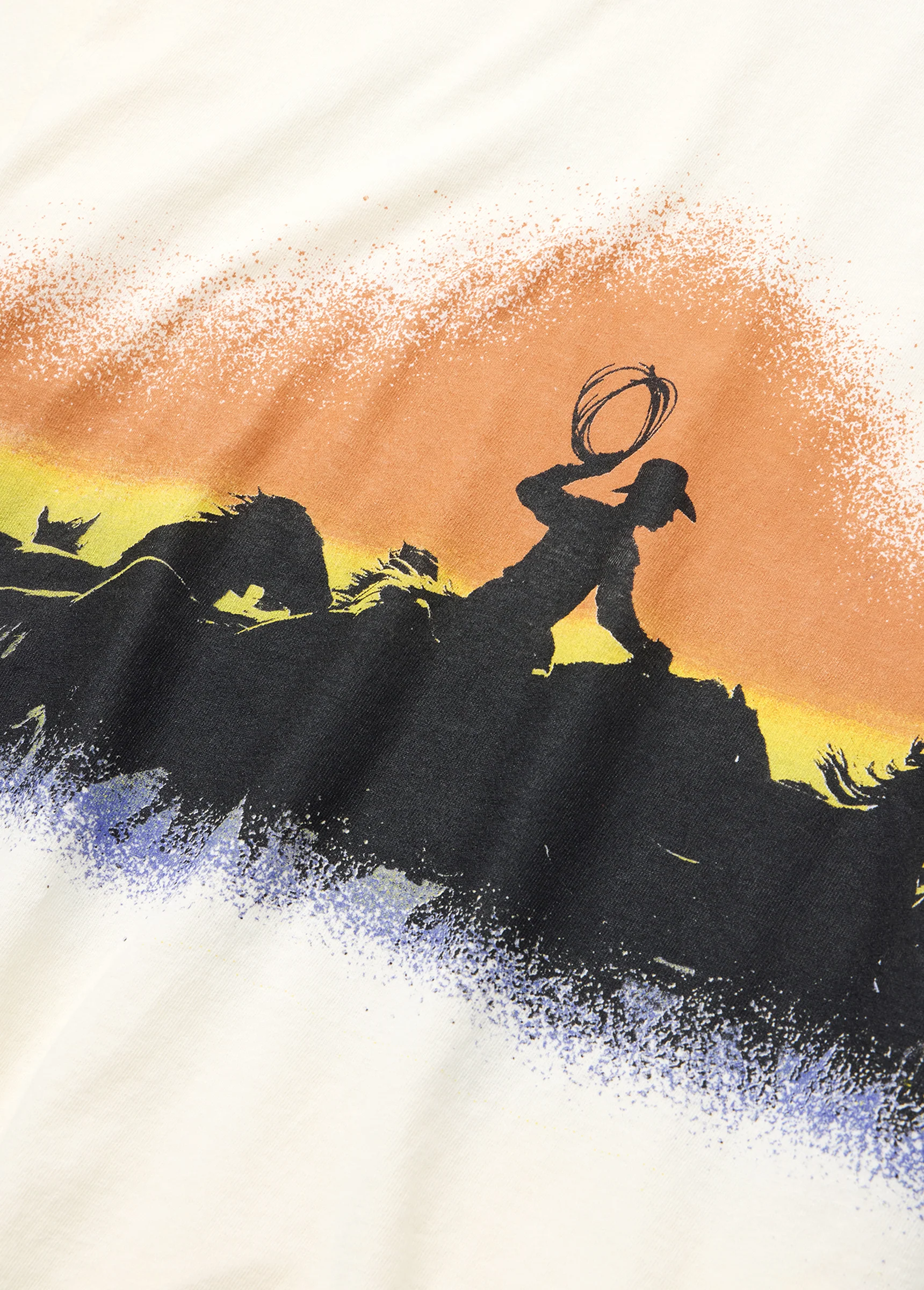 Driftin' Back T-Shirt - Sunset | Bone - Image 3
