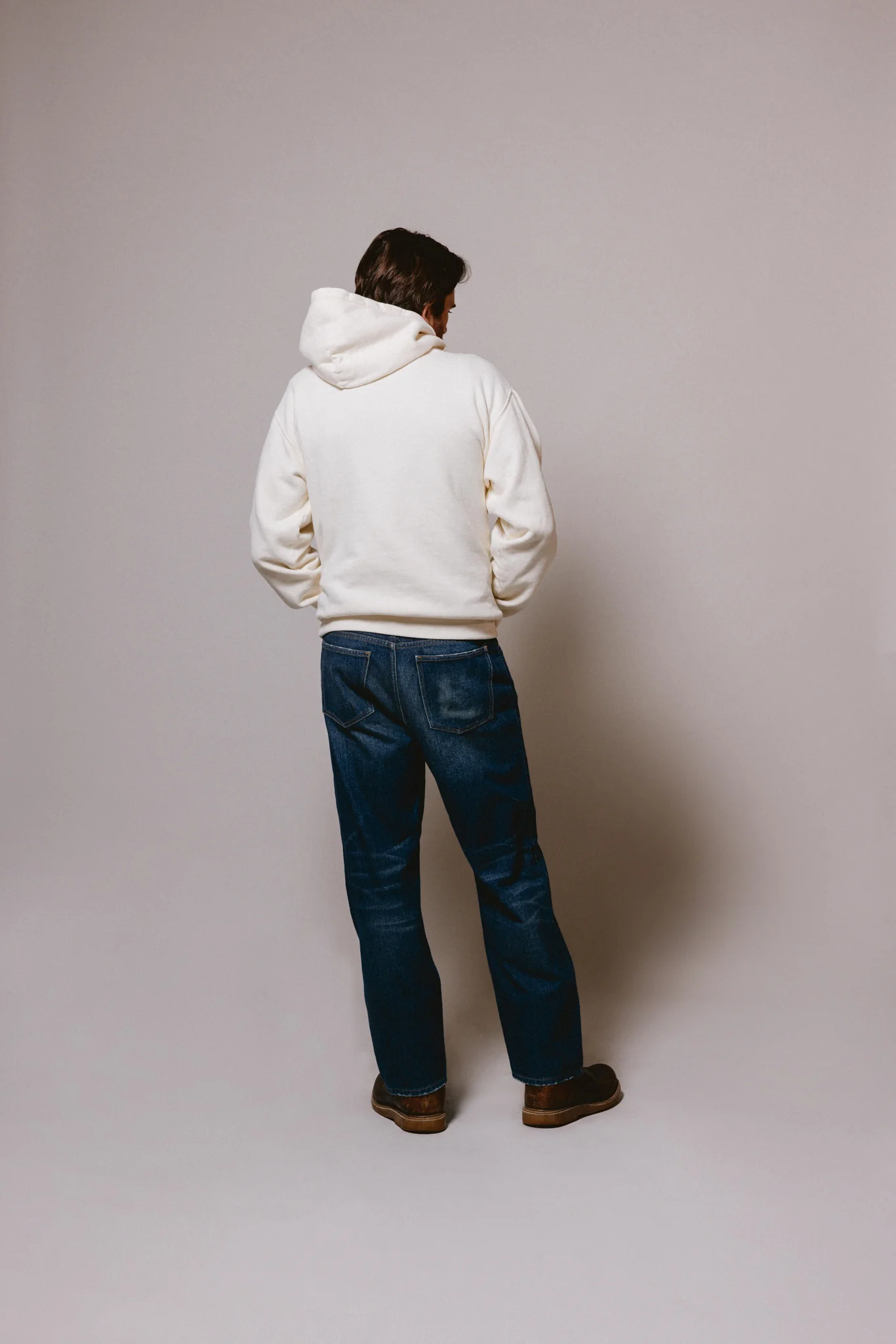 Drifting A Blue Hooded Sweatshirt | Bone - Image 5