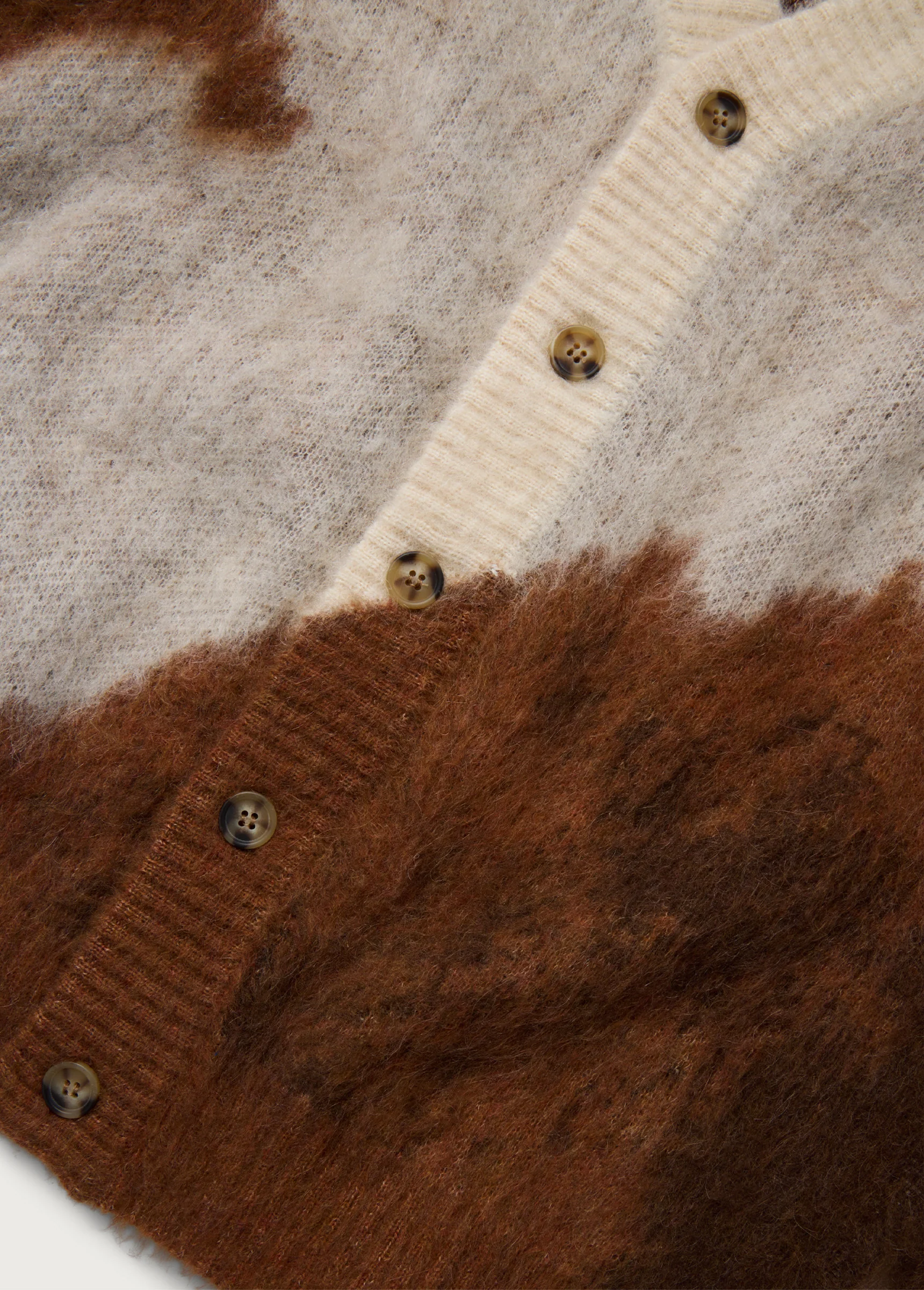 Horse Knit Cardigan | Brown - Image 3