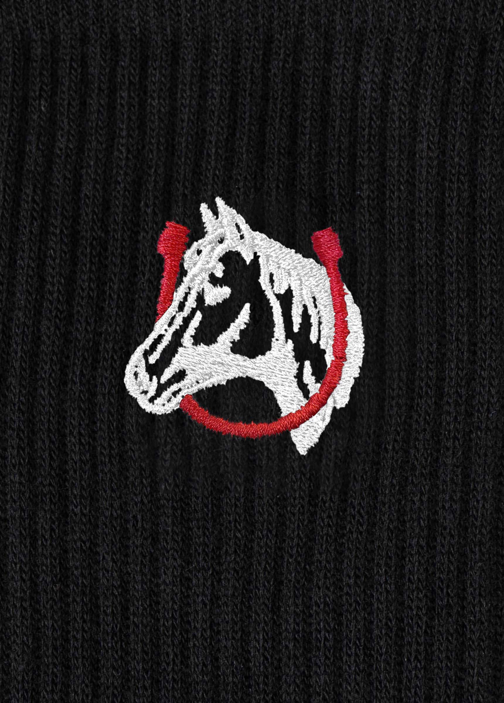 Horse Shoe Sock | Black - Image 3
