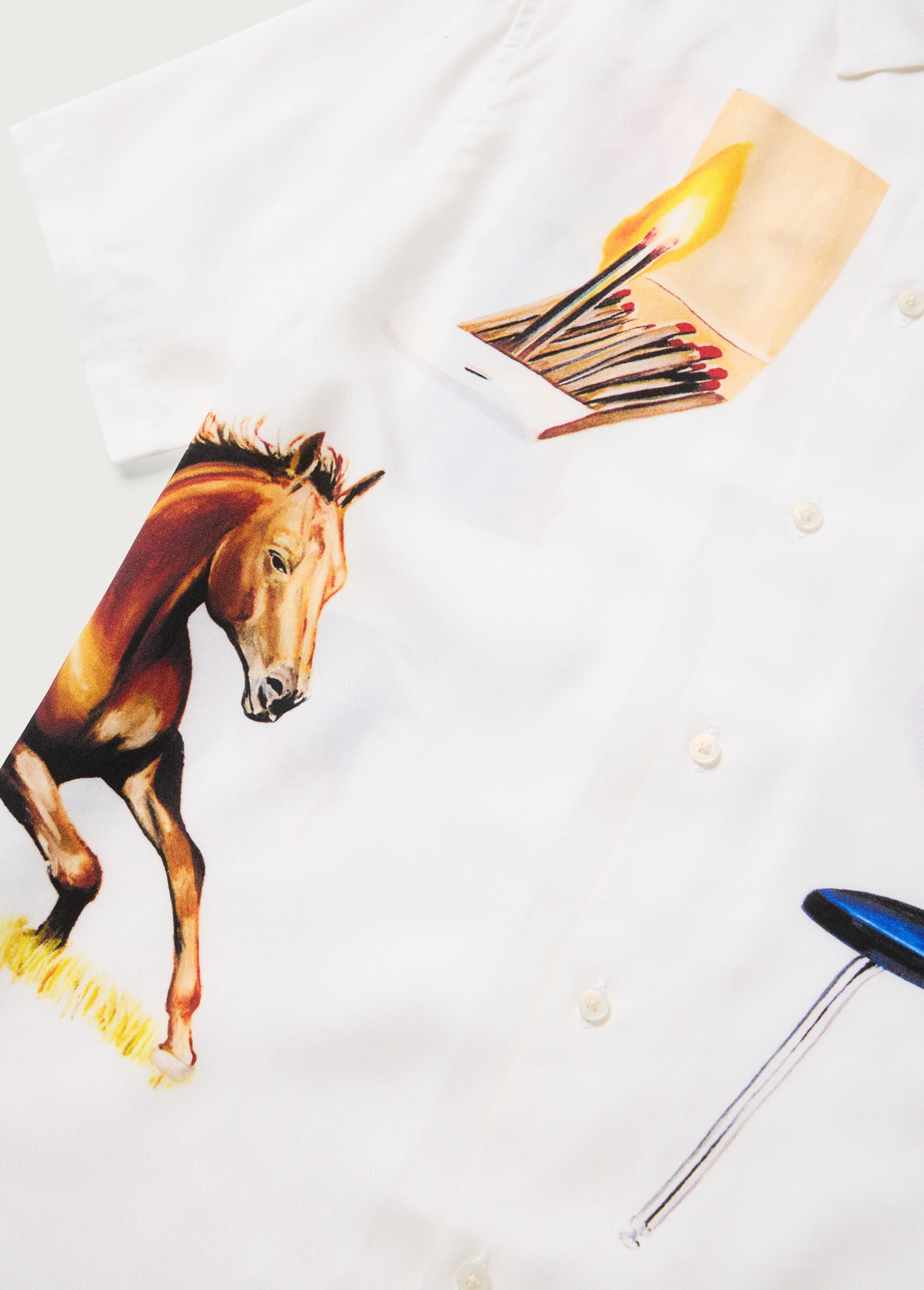 I Never Believed In Much, But I Believe In You Camp Shirt | Ivory - Image 4