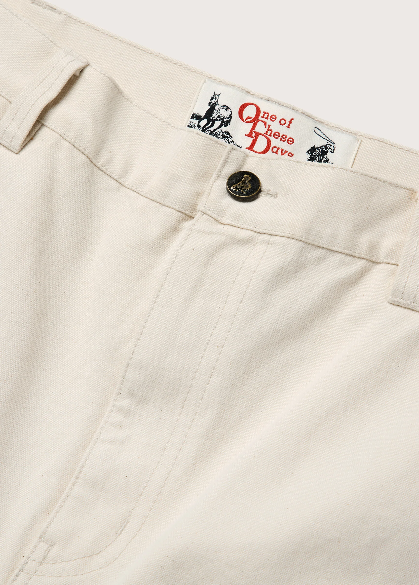 If Not For The Rest Of Time Painters Pants | Natural - Image 3