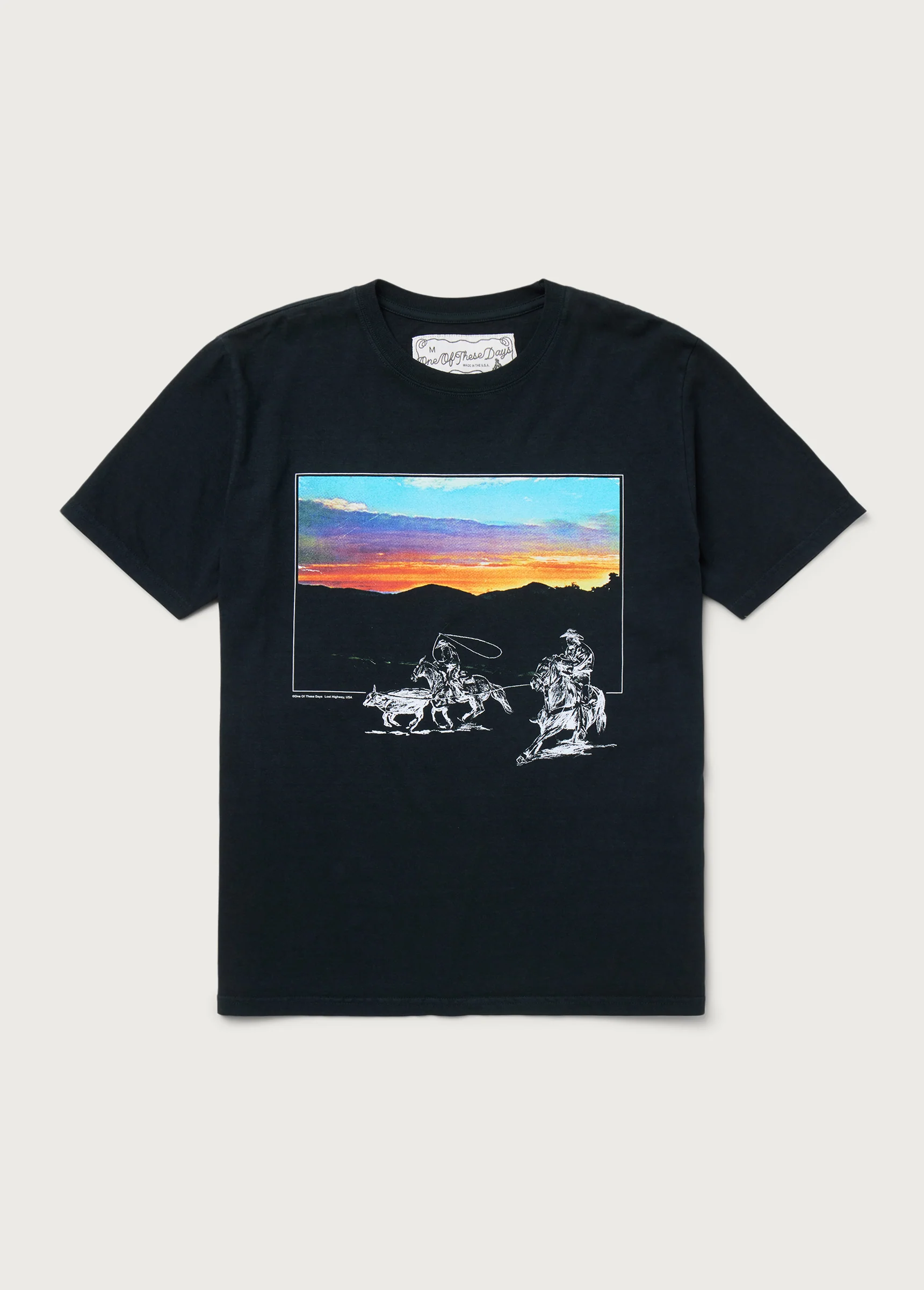 In Another Time T-Shirt | Washed Black