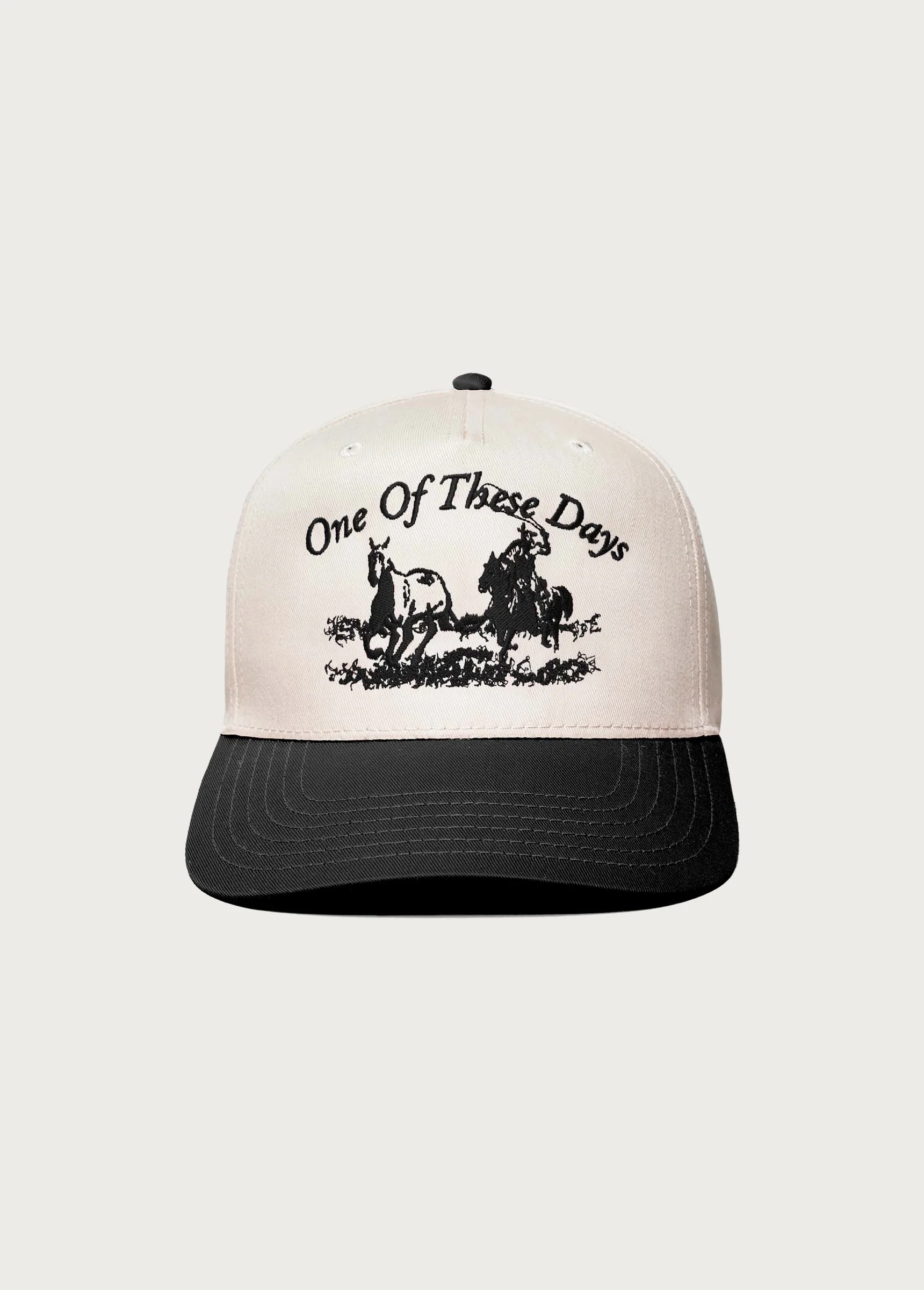 Just For A Moment 5 Panel Hat | Natural/Black