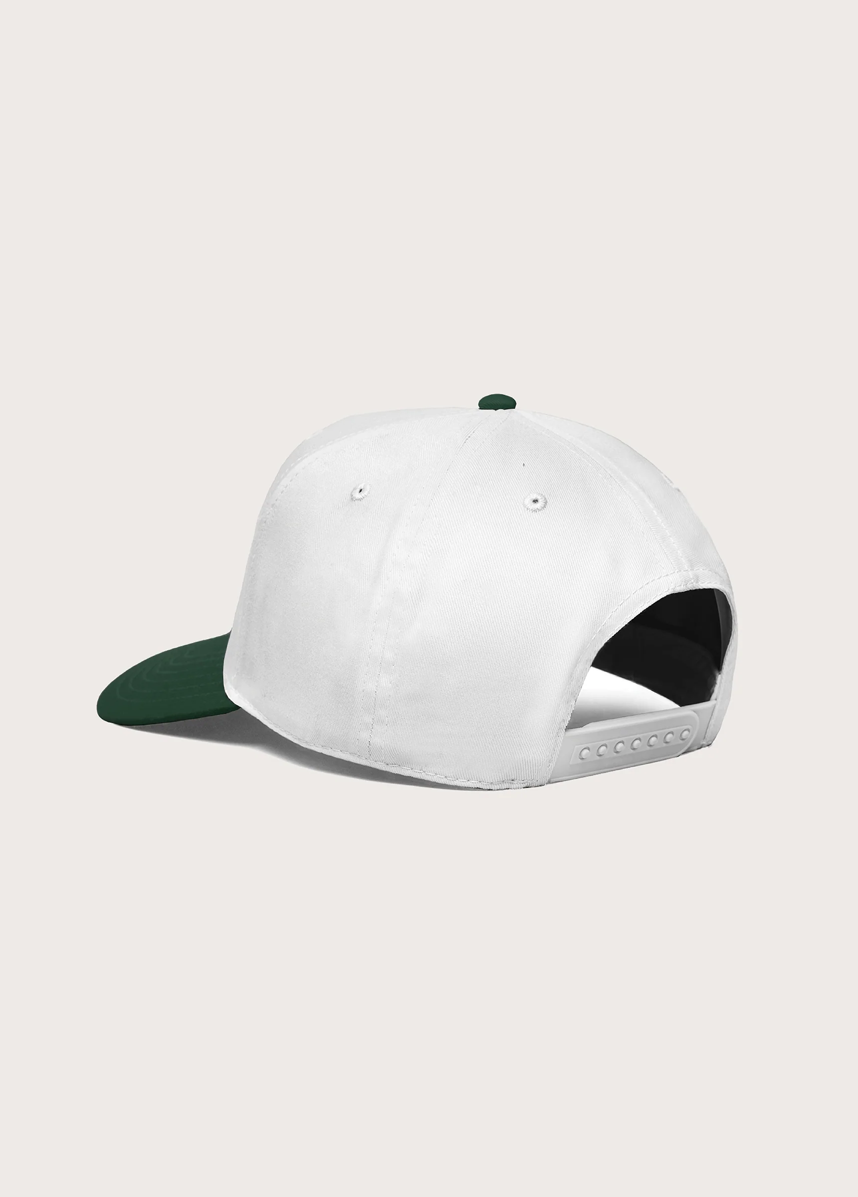 Just For A Moment 5 Panel Hat | White/Forest Green - Image 2