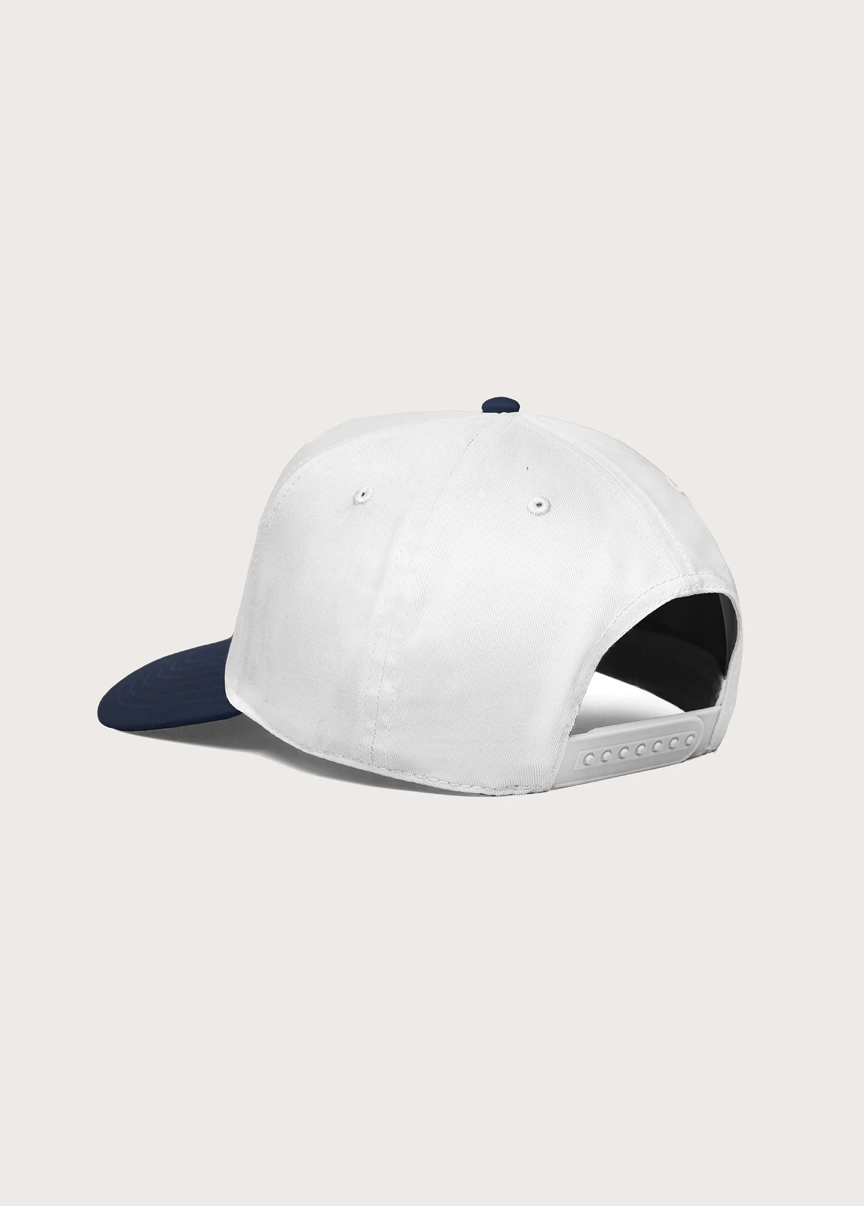 Just For A Moment 5 Panel Hat | White/Navy - Image 2