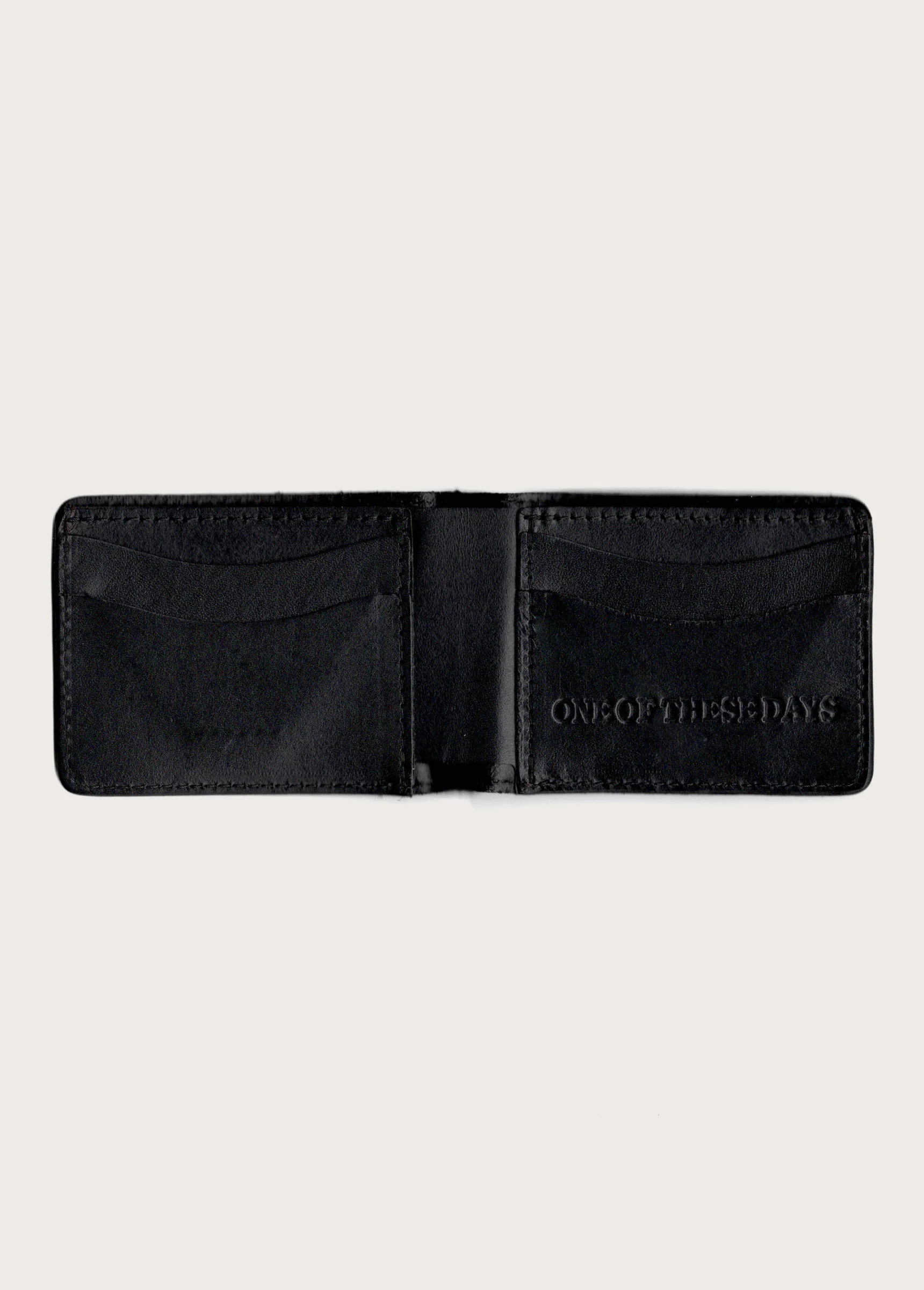 Just For A Moment Leather Bi Fold Wallet | Black - Image 2