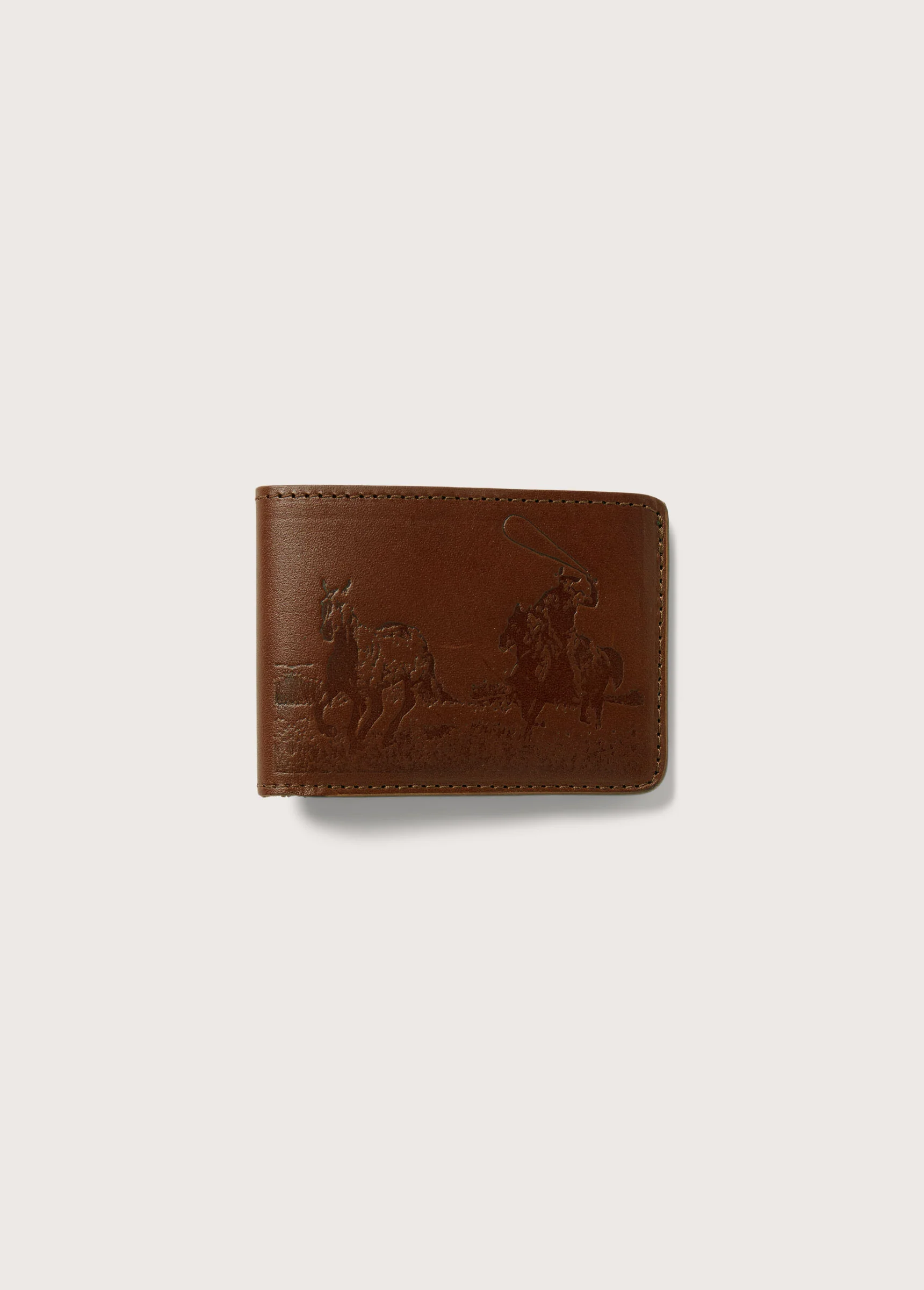 Just For A Moment Leather Bi Fold Wallet USA | Brown