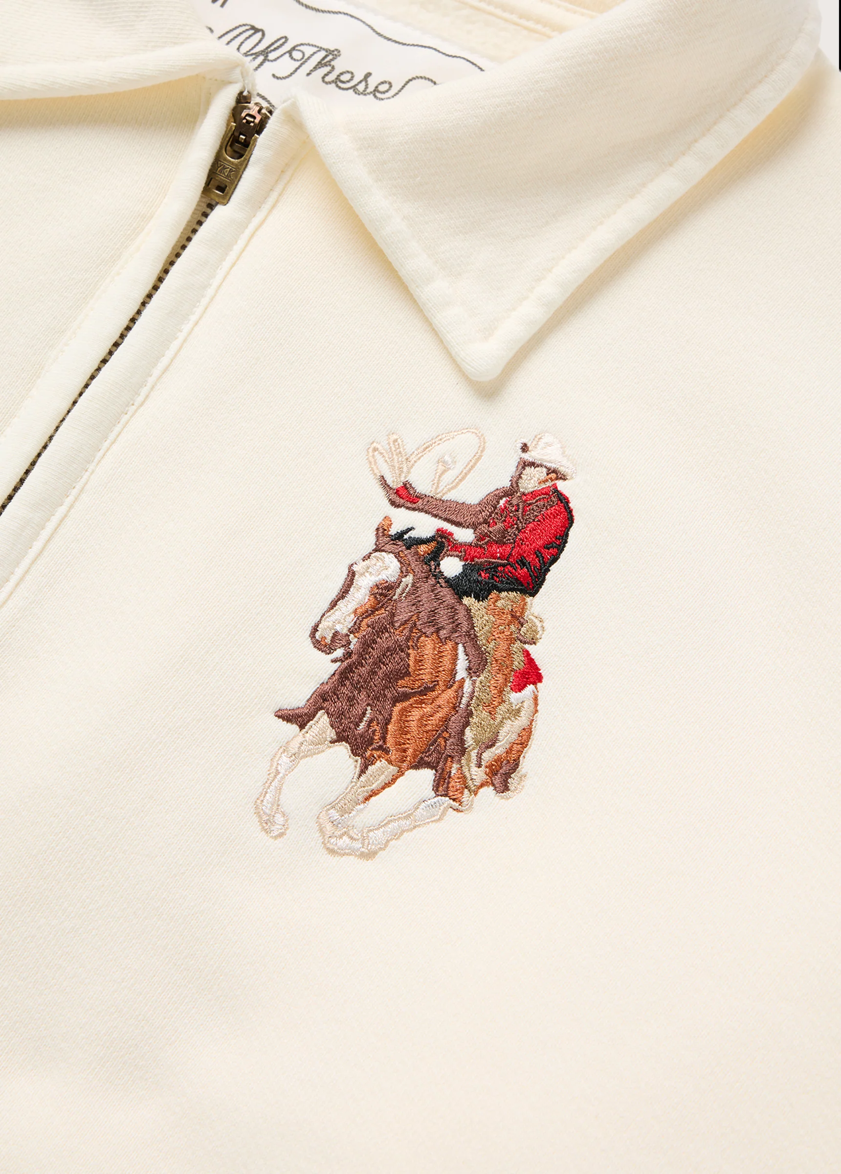 Lasso Sport Quarter Zip | Bone - Image 3