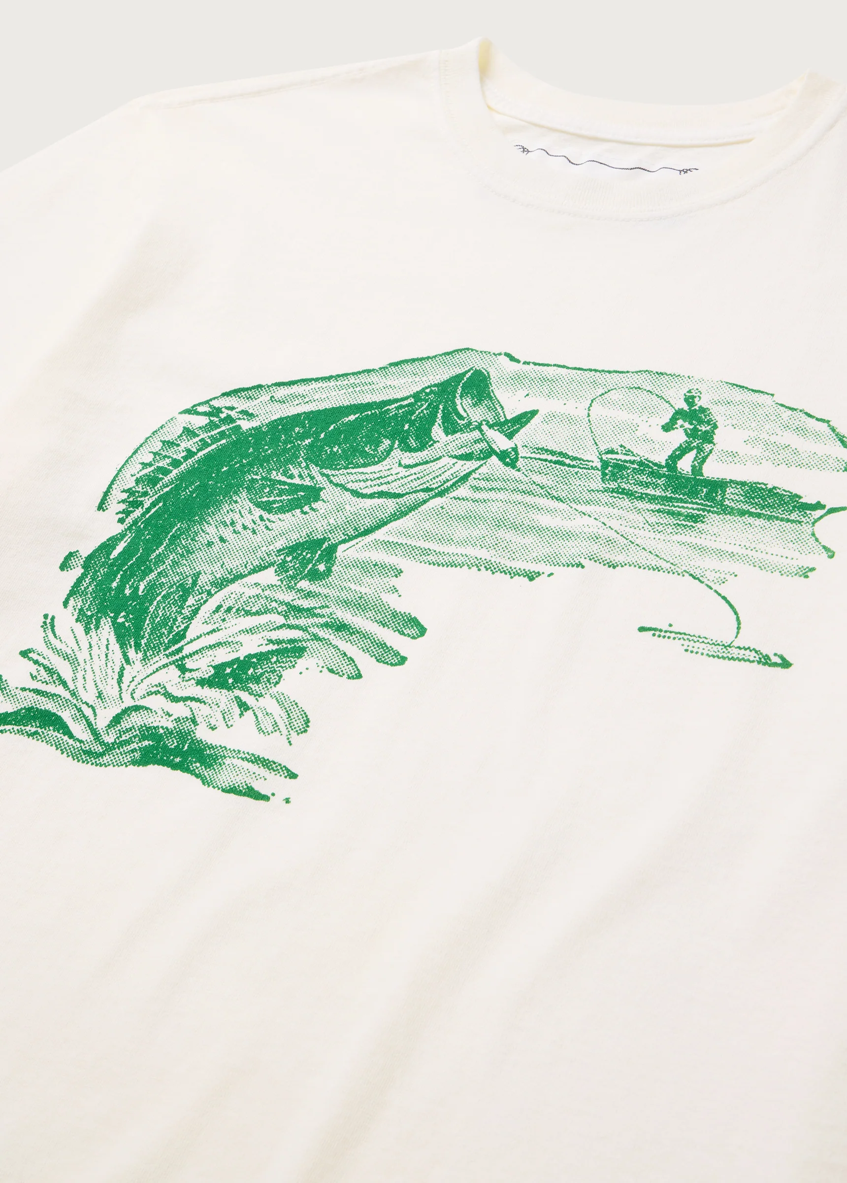 Long Cast Tee | Bone - Image 3