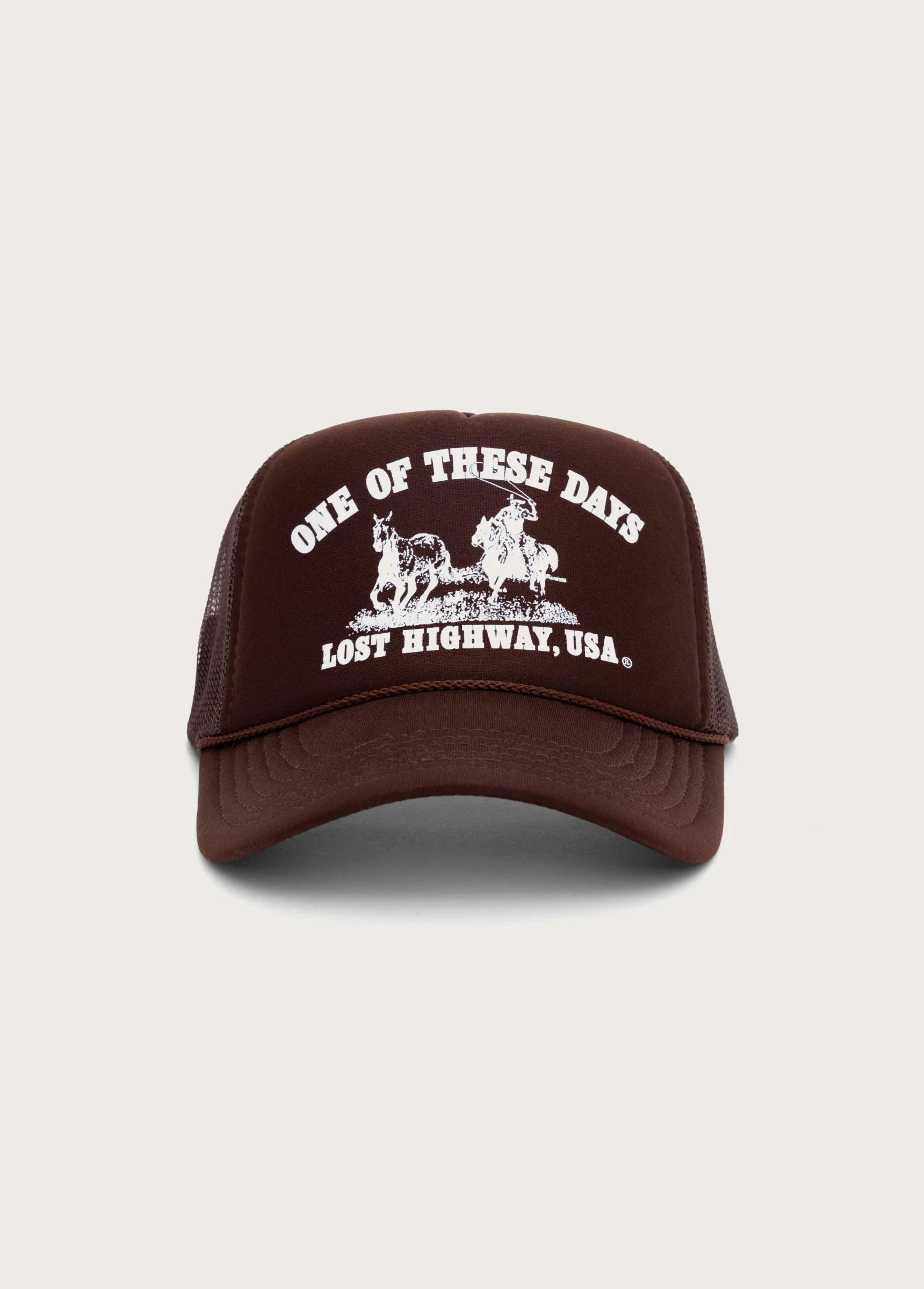 Lost Highway Foam Trucker Hat | Brown