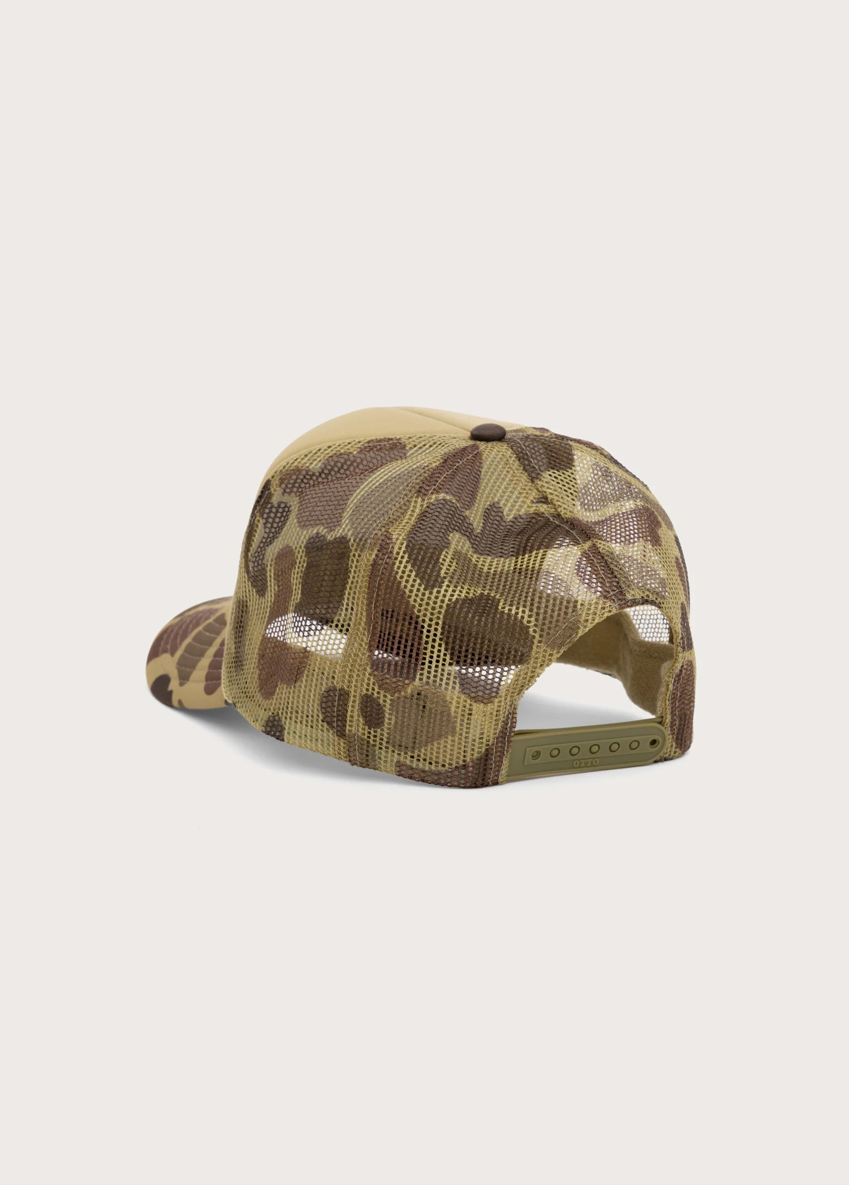 Lost Highway Foam Trucker Hat | Light Green Camo - Image 2