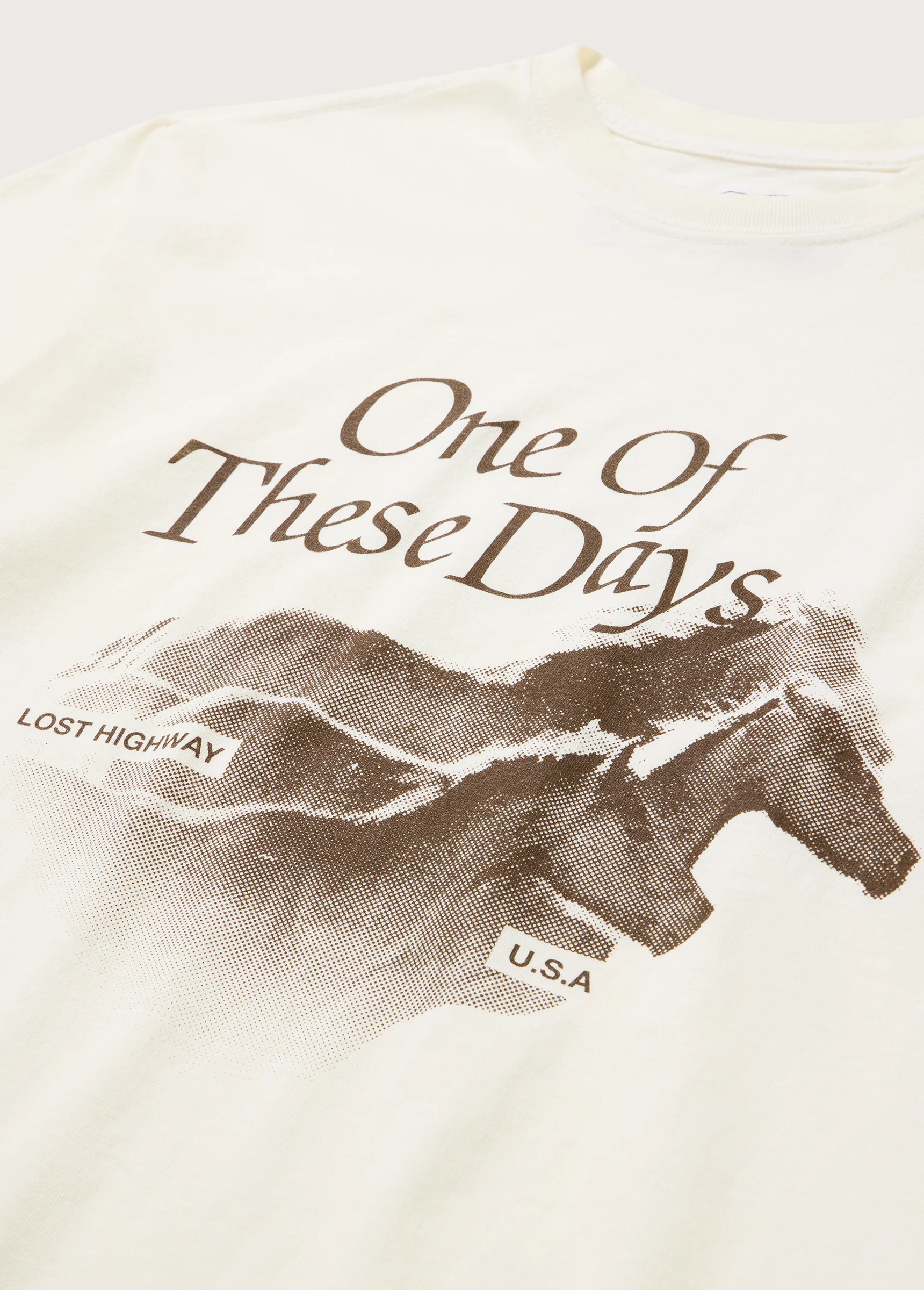 Lost Highway Tee | Bone - Image 3