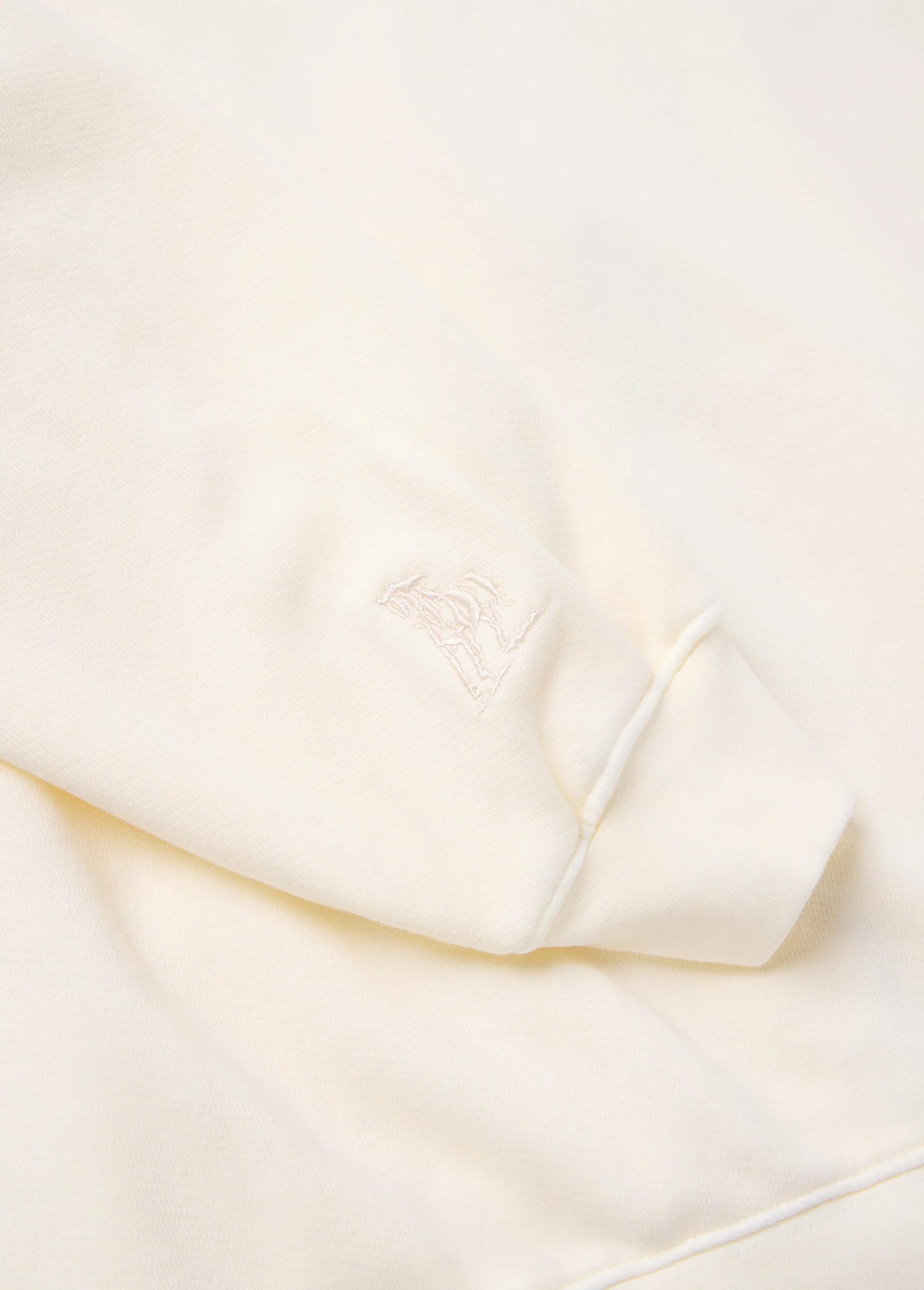 Mornings First Remark Zip Up Hoodie | Bone - Image 4