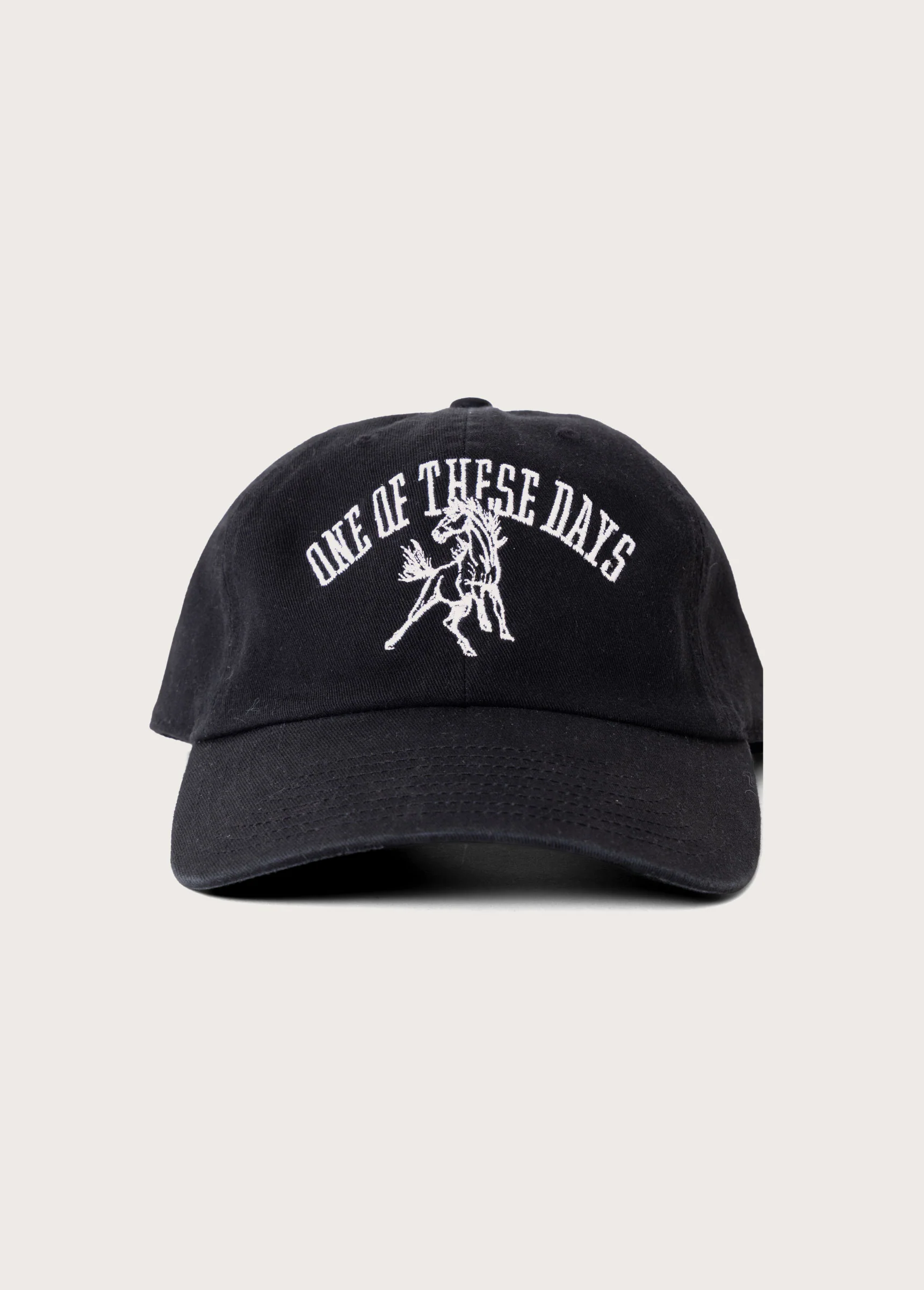 Mustang Athletics 6 Panel Hat | Black