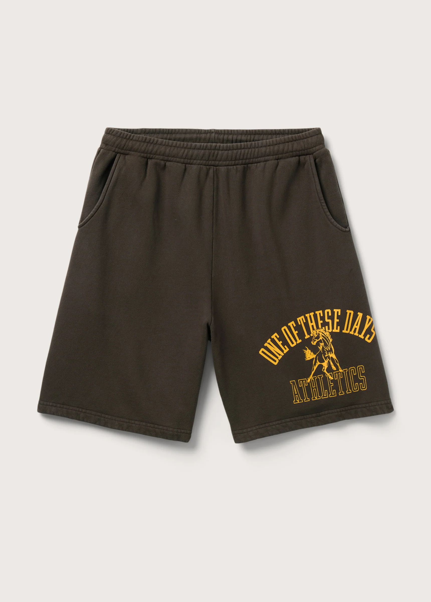 Mustang Athletics Sweatshort | Dark Brown